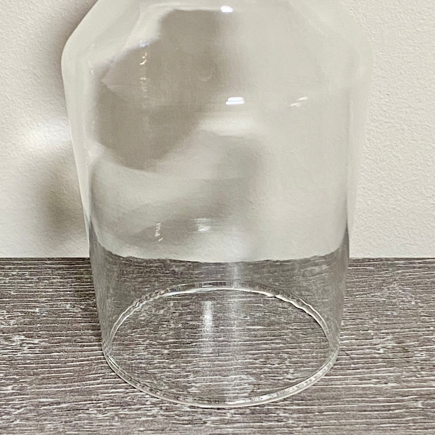 Vintage Singular Clear Bubble Thick Base Drinking Sherry Glass Ravenhead Apollo