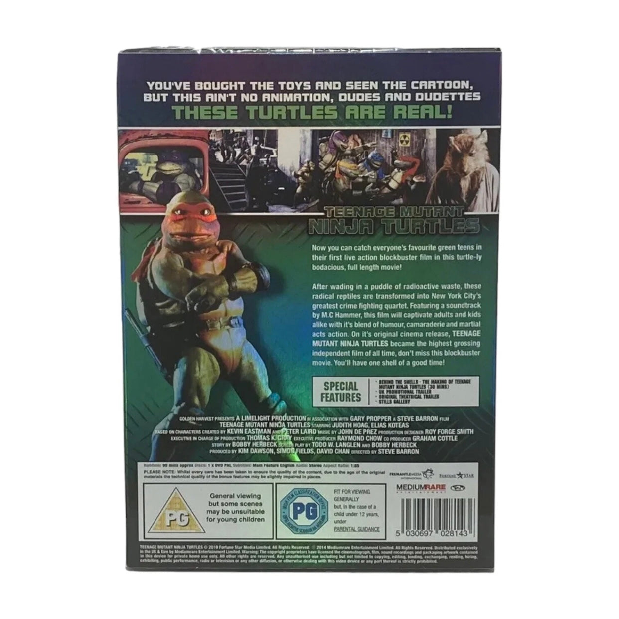Teenage Mutant Ninja Turtles The Movie Judith Hoag 2014 DVD Brand New & Sealed