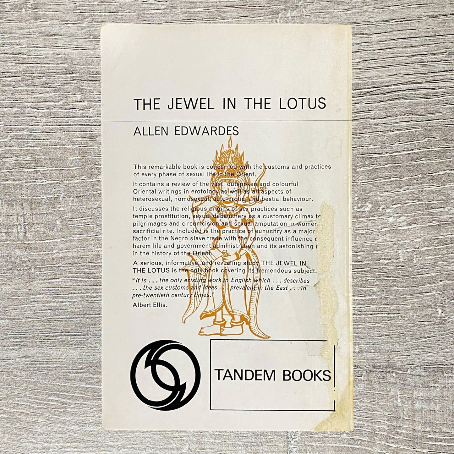Vintage The Jewel In The Lotus Historical Survey Allen Edwardes 1965 Paperback