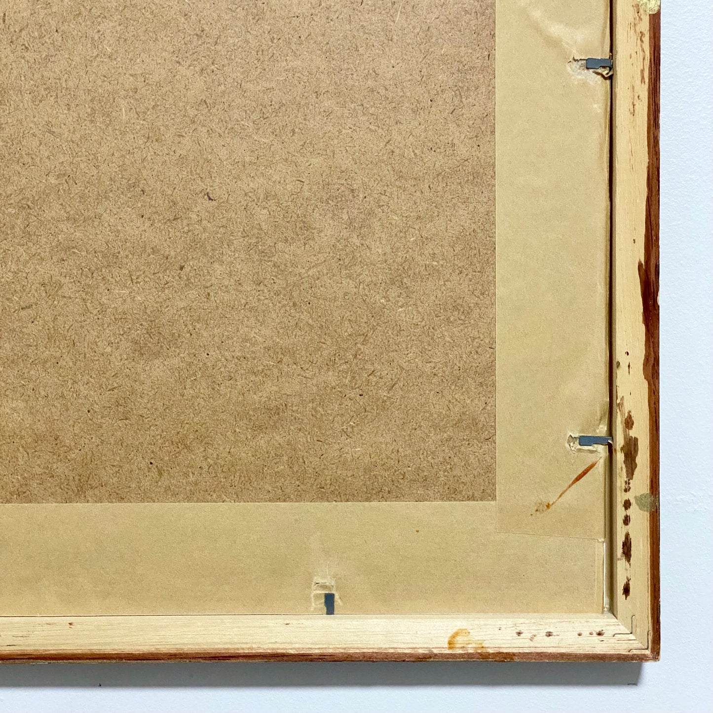 Vintage Village Courtyard Scene Watercolour Art Print Signed Henry J Sage Framed