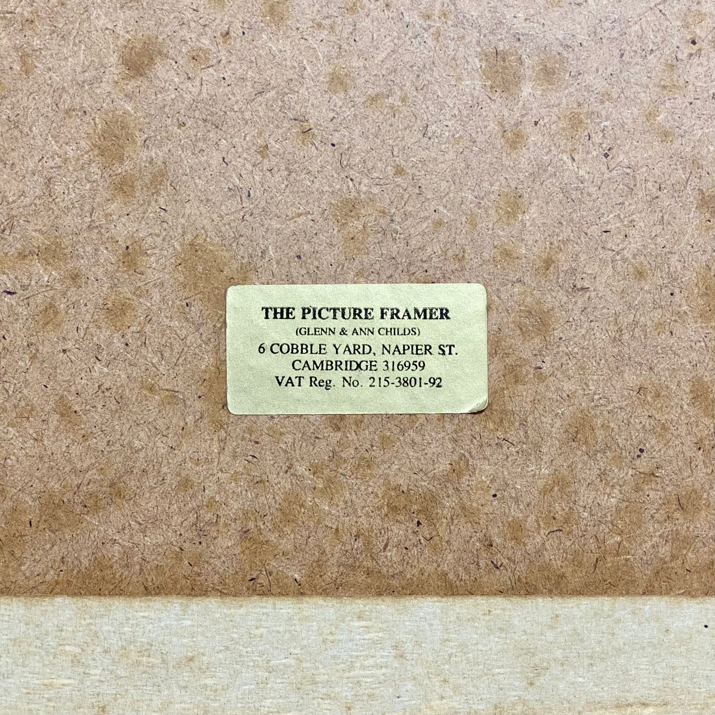 Vintage Shergar Race Horse & W. R. Swinburn Art Print Gillian E. Hoare Framed