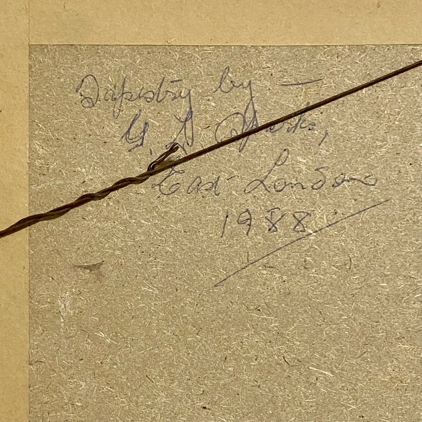 Vintage Cottage & Geese Scene Tapestry Needlepoint Display Art Gilt Framed Rare