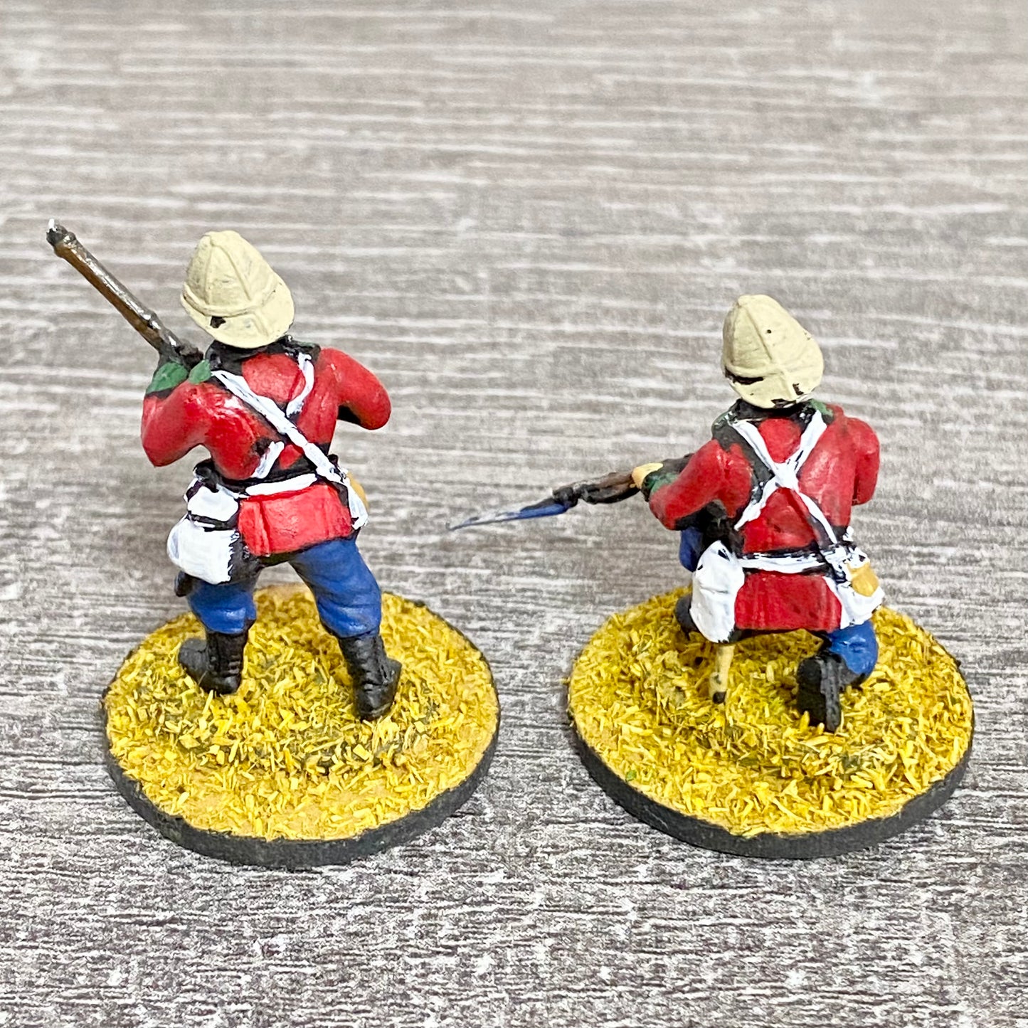 2x 28mm 24th Regt Of Foot Painted Plastic Miniatures Zulu 1879 Warlord Games #12