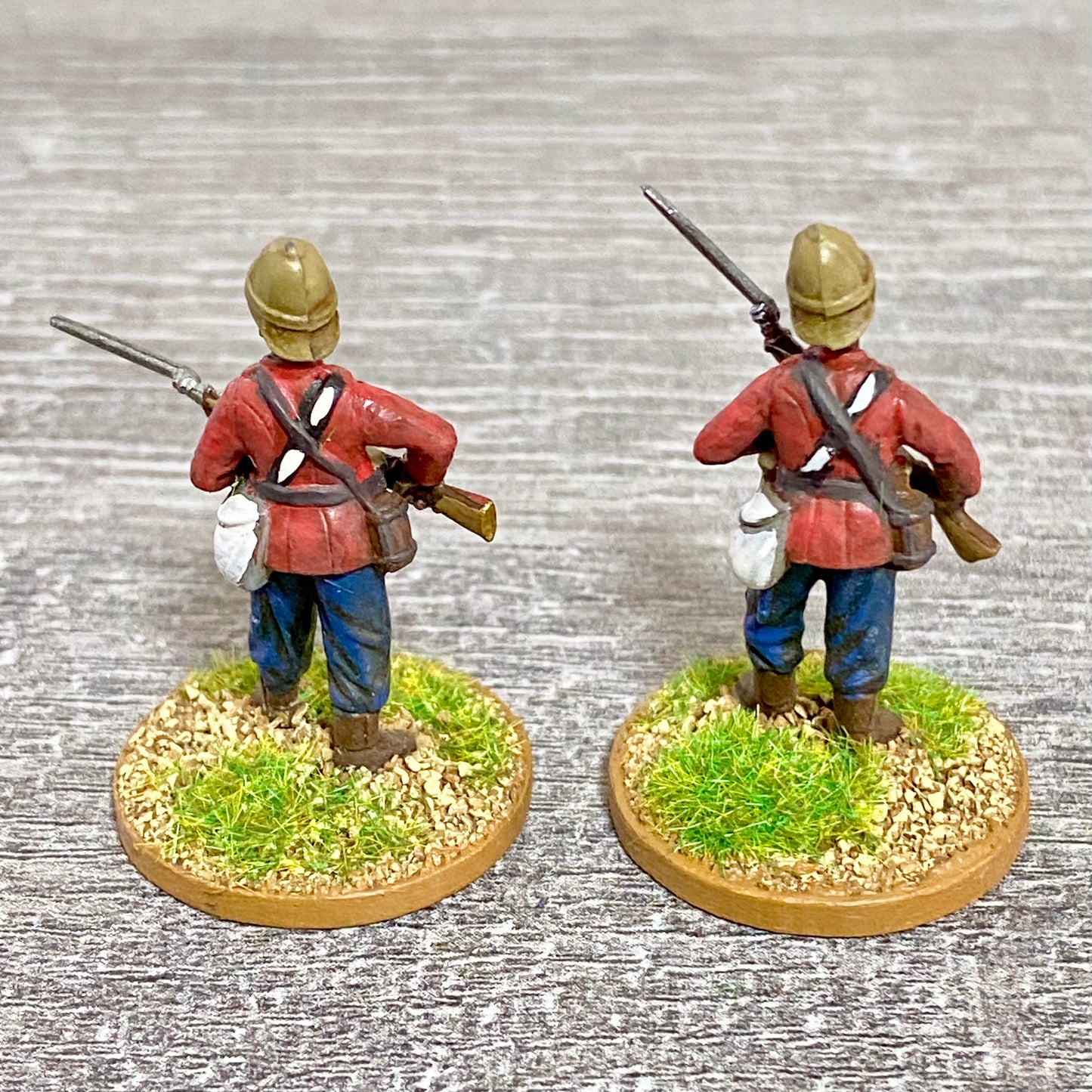 2x 28mm 24th Regt Of Foot Painted Plastic Miniatures Zulu 1879 War Games #6