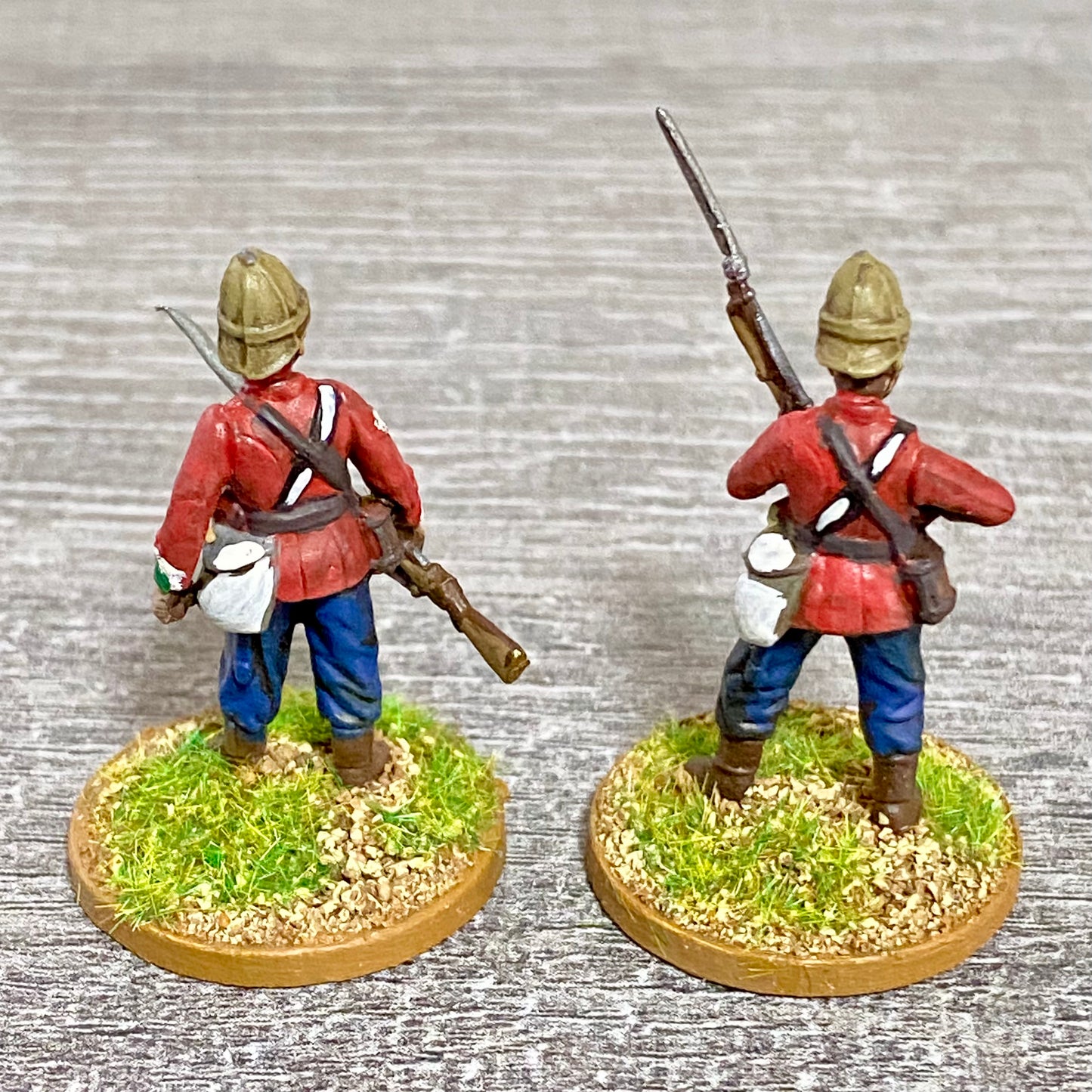 2x 28mm 24th Regt Of Foot Painted Plastic Miniatures Zulu 1879 War Games #7