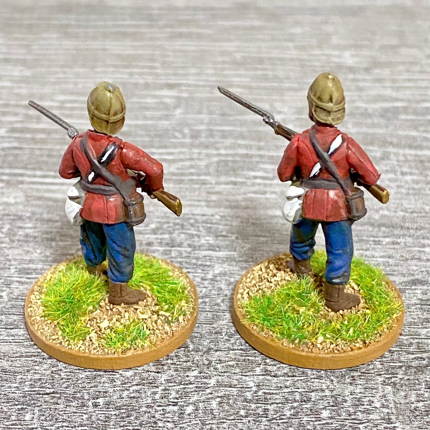 2x 28mm 24th Regt Of Foot Painted Plastic Miniatures Zulu 1879 War Games #9