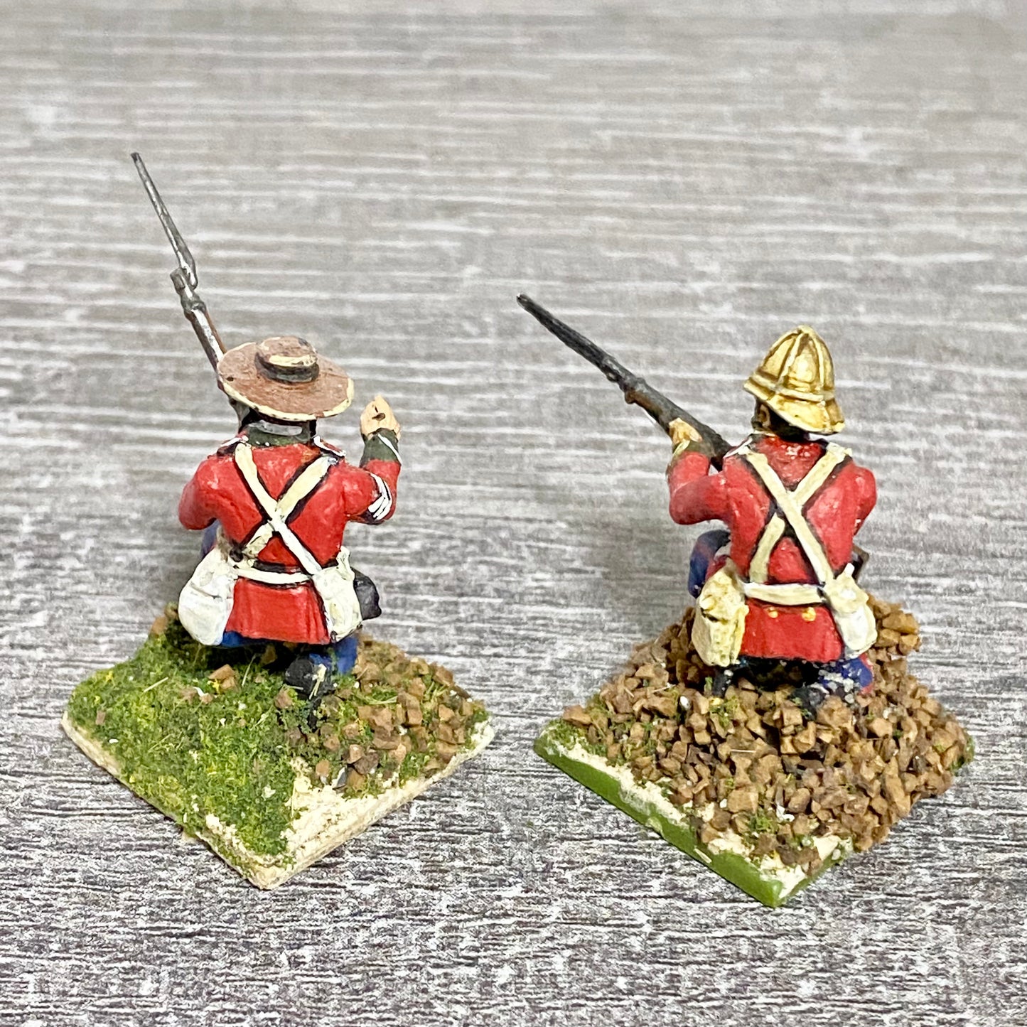 2x 28mm 24th Regt Of Foot Painted Plastic Miniatures Zulu 1879 Warlord Games #2