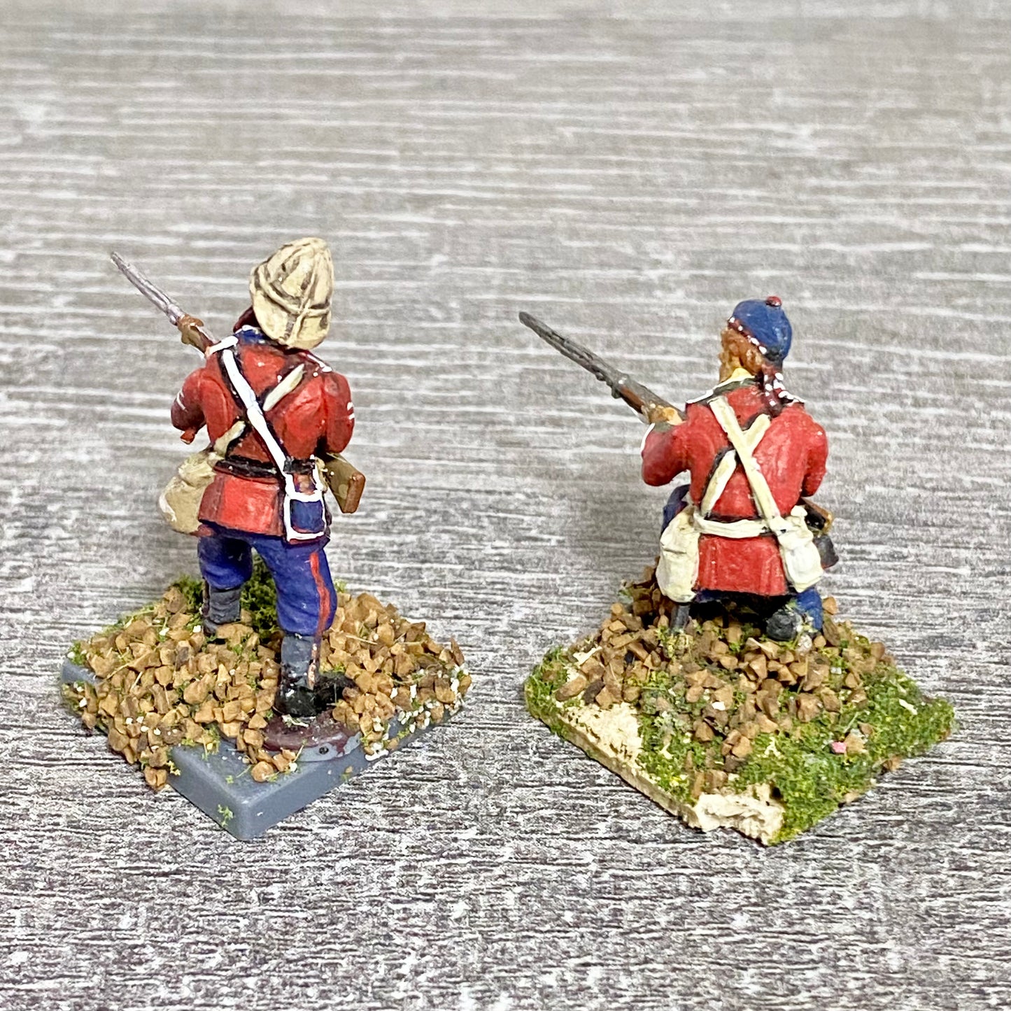 2x 28mm 24th Regt Of Foot Painted Plastic Miniatures Zulu 1879 Warlord Games #6