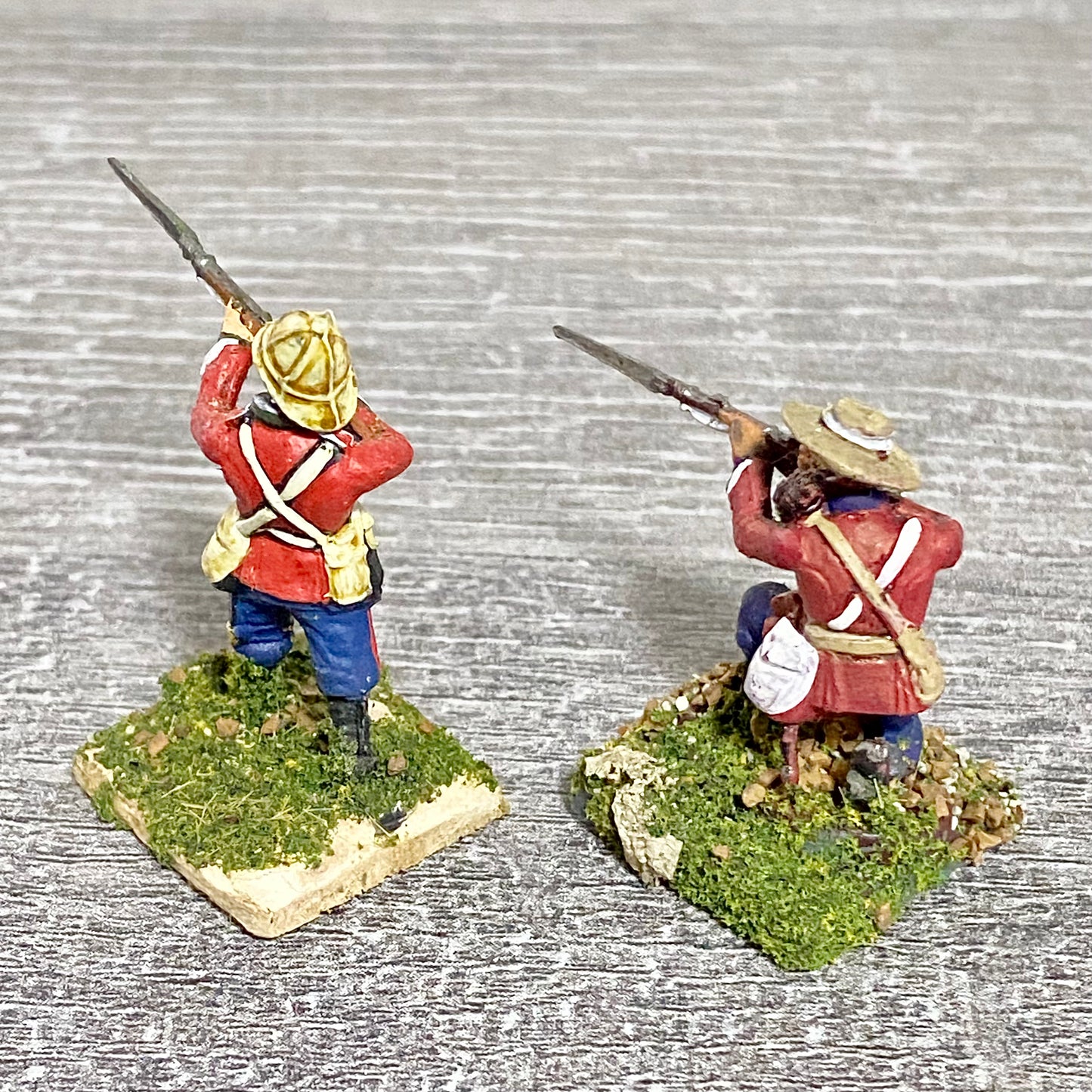 2x 28mm 24th Regt Of Foot Painted Plastic Miniatures Zulu 1879 Warlord Games #7