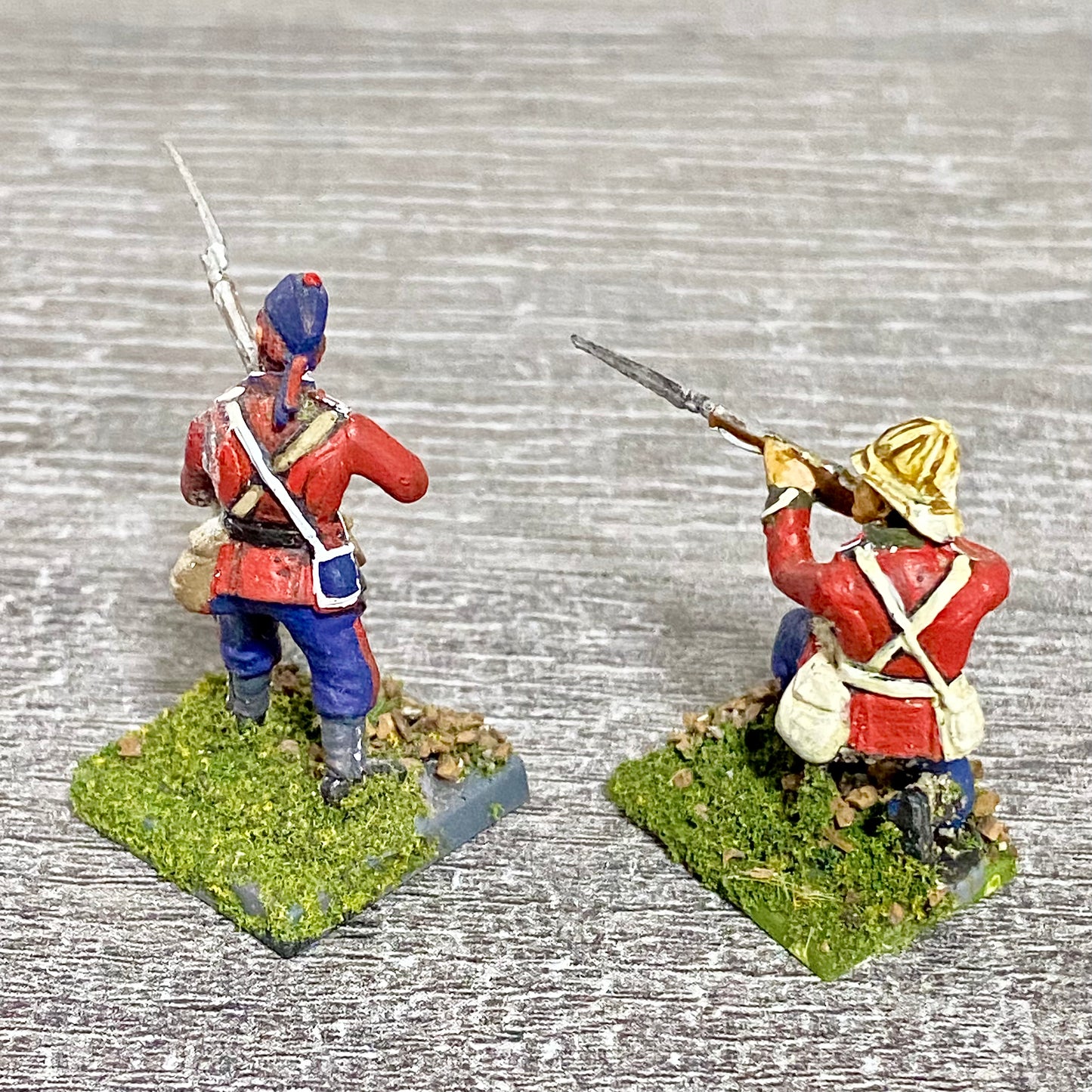 2x 28mm 24th Regt Of Foot Painted Plastic Miniatures Zulu 1879 Warlord Games #9