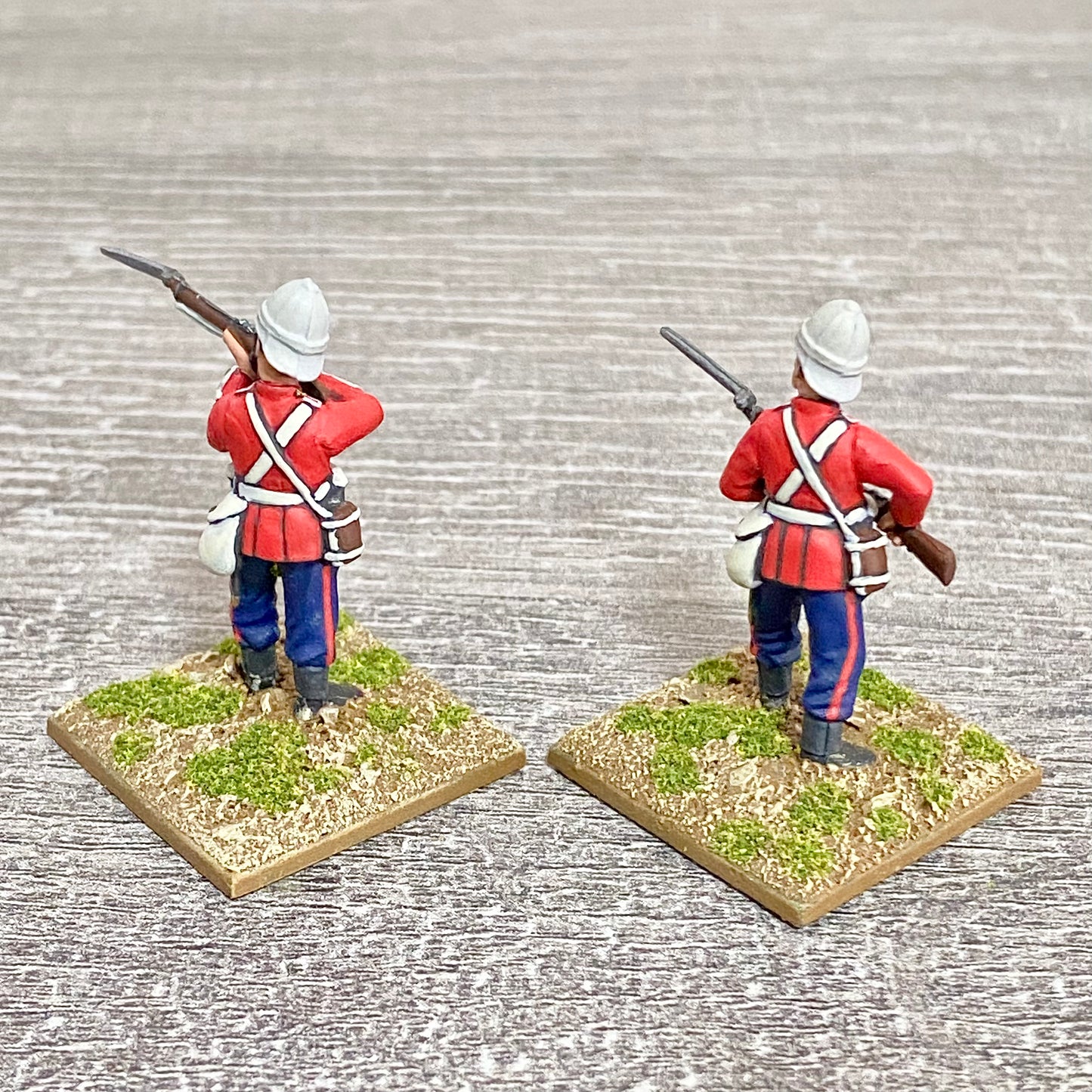 2x 28mm 24th Regt Of Foot Painted Plastic Miniatures Zulu 1879 Warlord Games #18