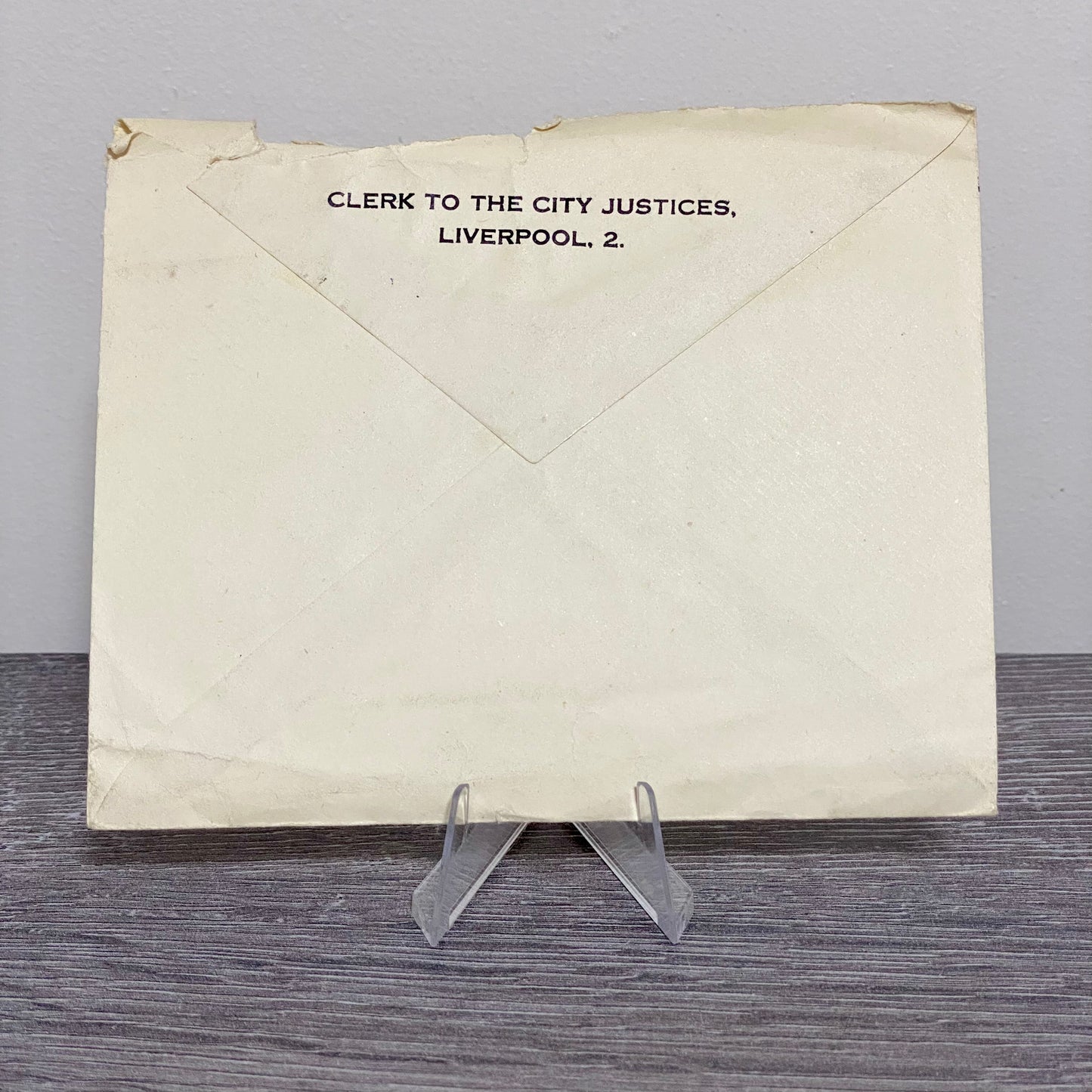 1951 GB King George VI 2 1/2D Stamped Cover Liverpool Courts Cancel 11 May Rare