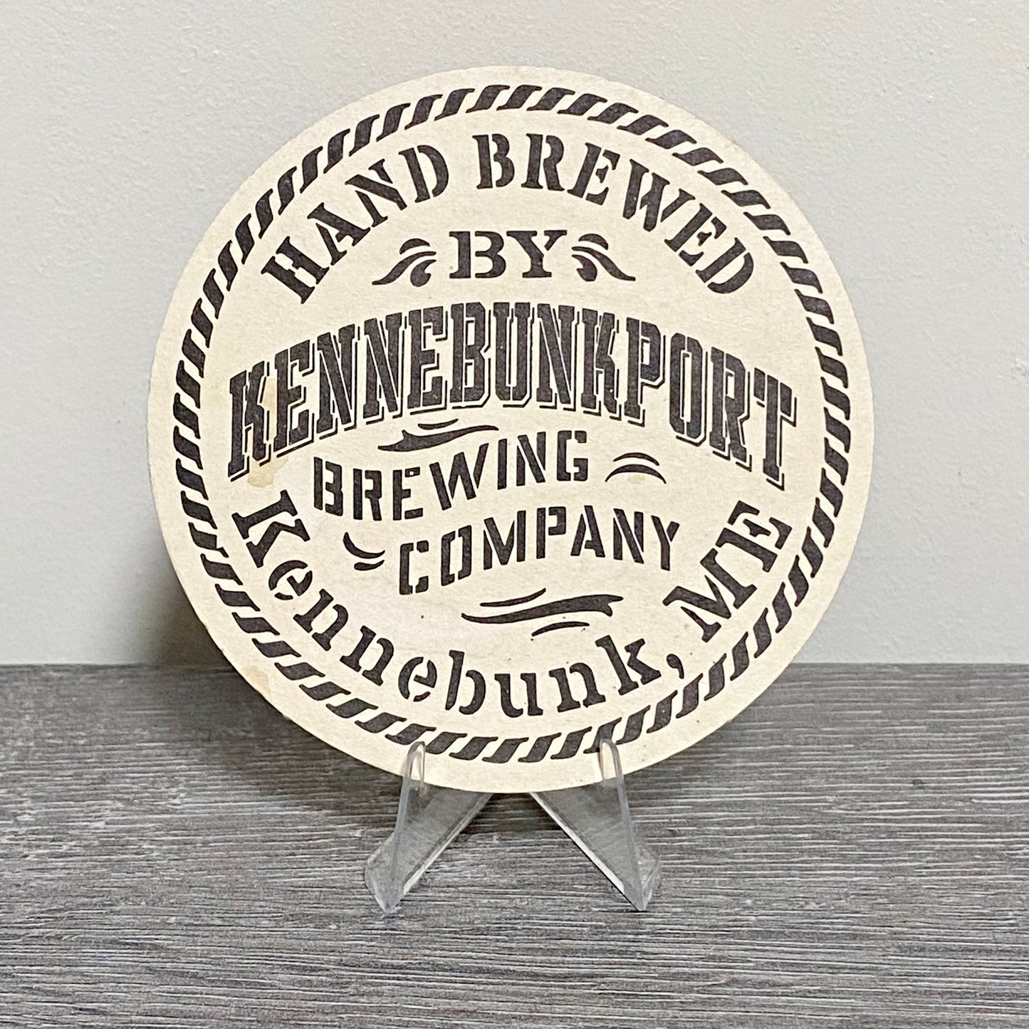 Vintage The Shipyard Brewing Export Ale Beer Mat Collectible Retro Pub Coaster