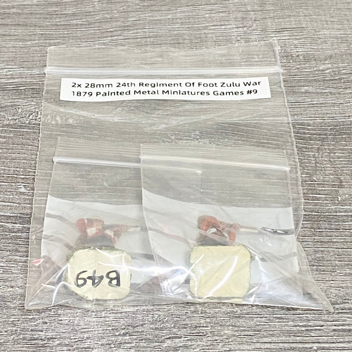 2x 28mm 24th Regiment Of Foot Zulu War 1879 Painted Metal Miniatures Games #9
