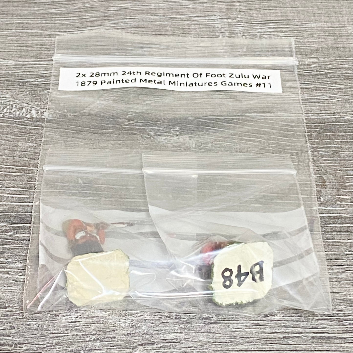 2x 28mm 24th Regiment Of Foot Zulu War 1879 Painted Metal Miniatures Games #11