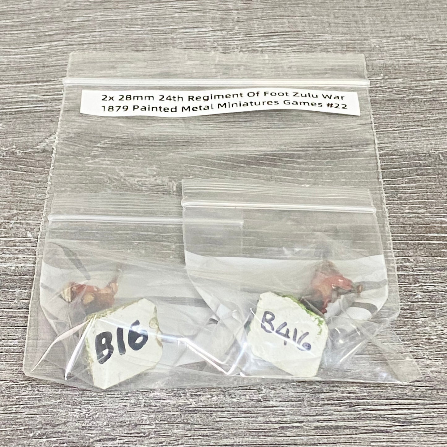 2x 28mm 24th Regiment Of Foot Zulu War 1879 Painted Metal Miniatures Games #22