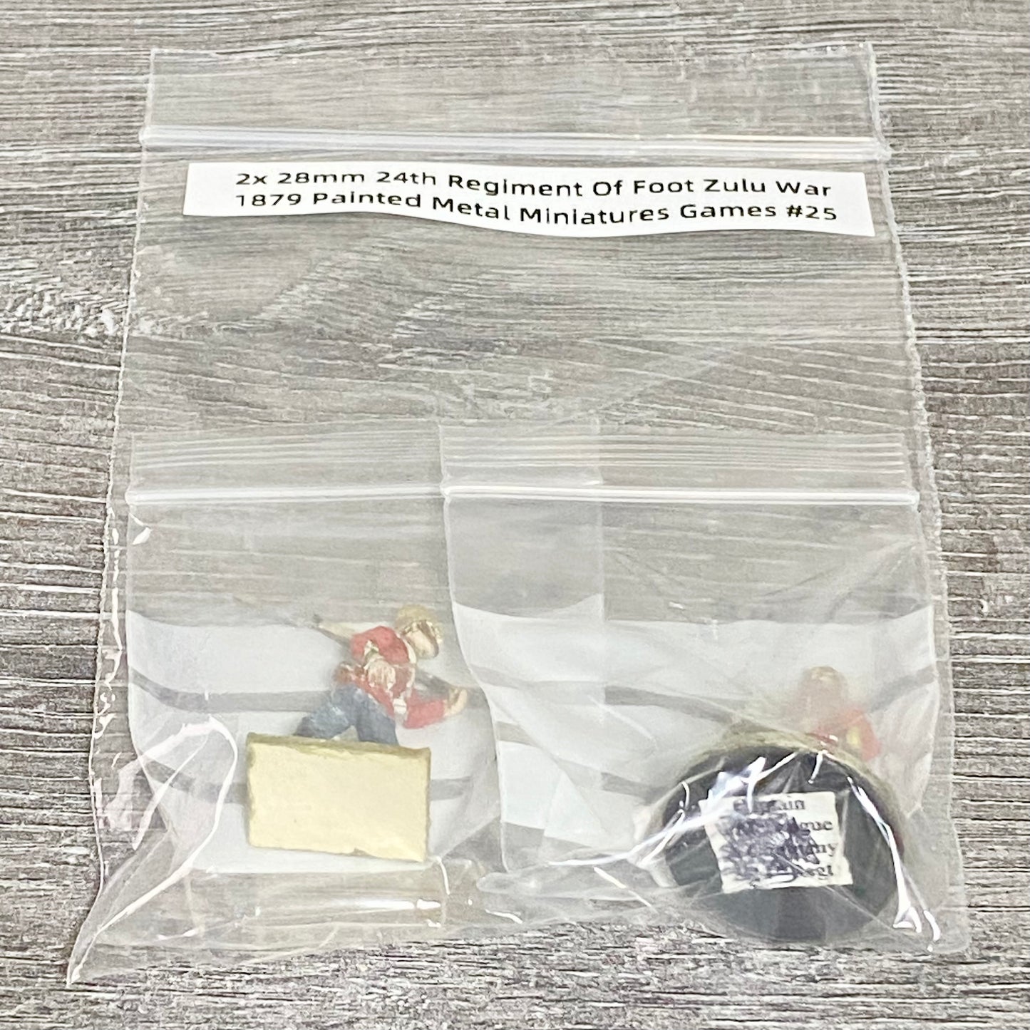 2x 28mm 24th Regiment Of Foot Zulu War 1879 Painted Metal Miniatures Games #25