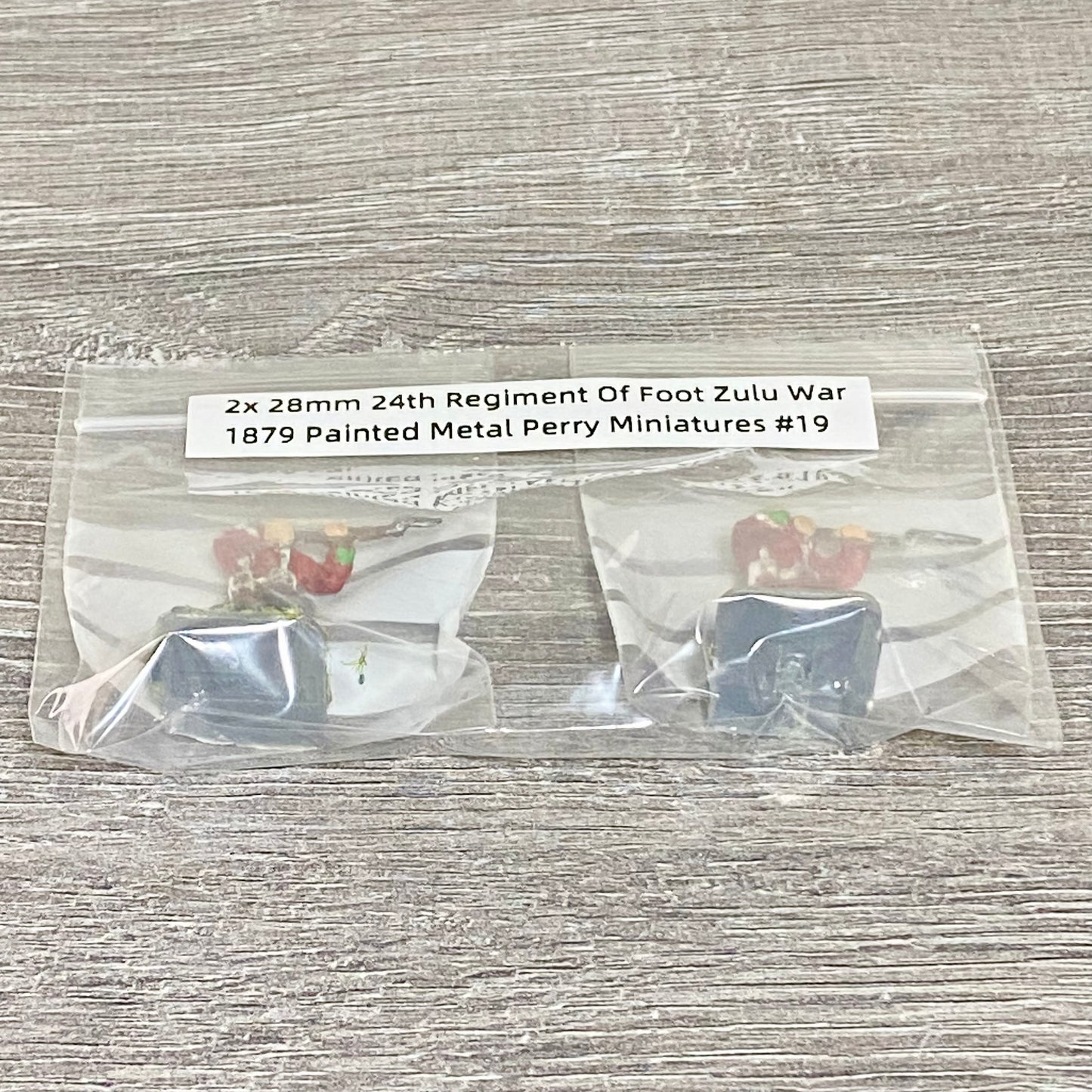 2x 28mm 24th Regiment Of Foot Zulu War 1879 Painted Metal Perry Miniatures #19
