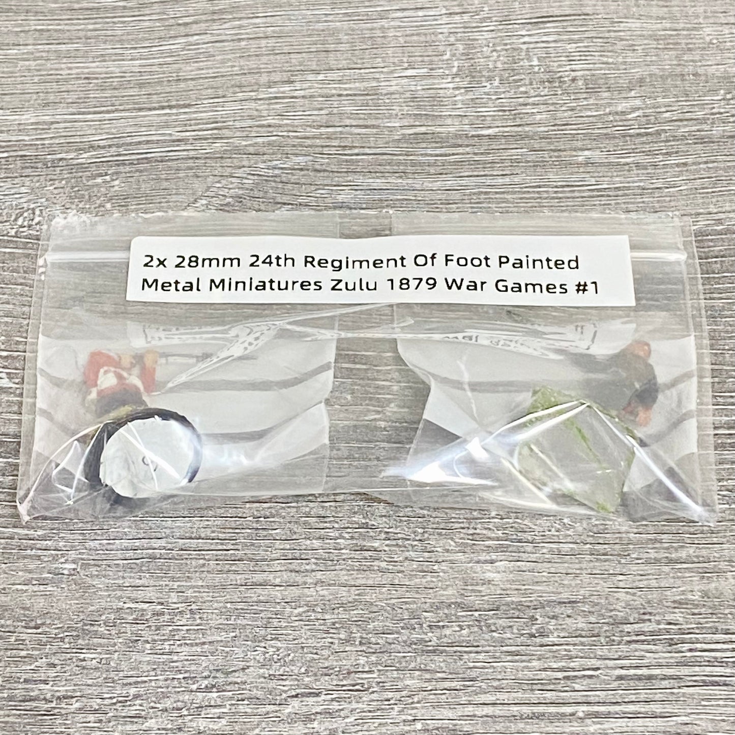 2x 28mm 24th Regiment Of Foot Painted Metal Miniatures Zulu 1879 War Games #1