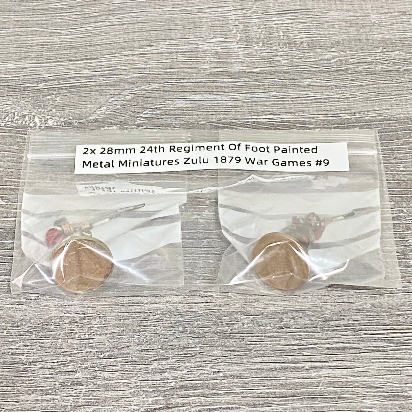 2x 28mm 24th Regiment Of Foot Painted Metal Miniatures Zulu 1879 War Games #9