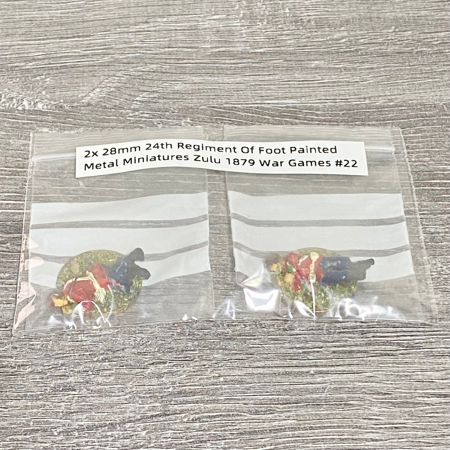 2x 28mm 24th Regiment Of Foot Painted Metal Miniatures Zulu 1879 War Games #22