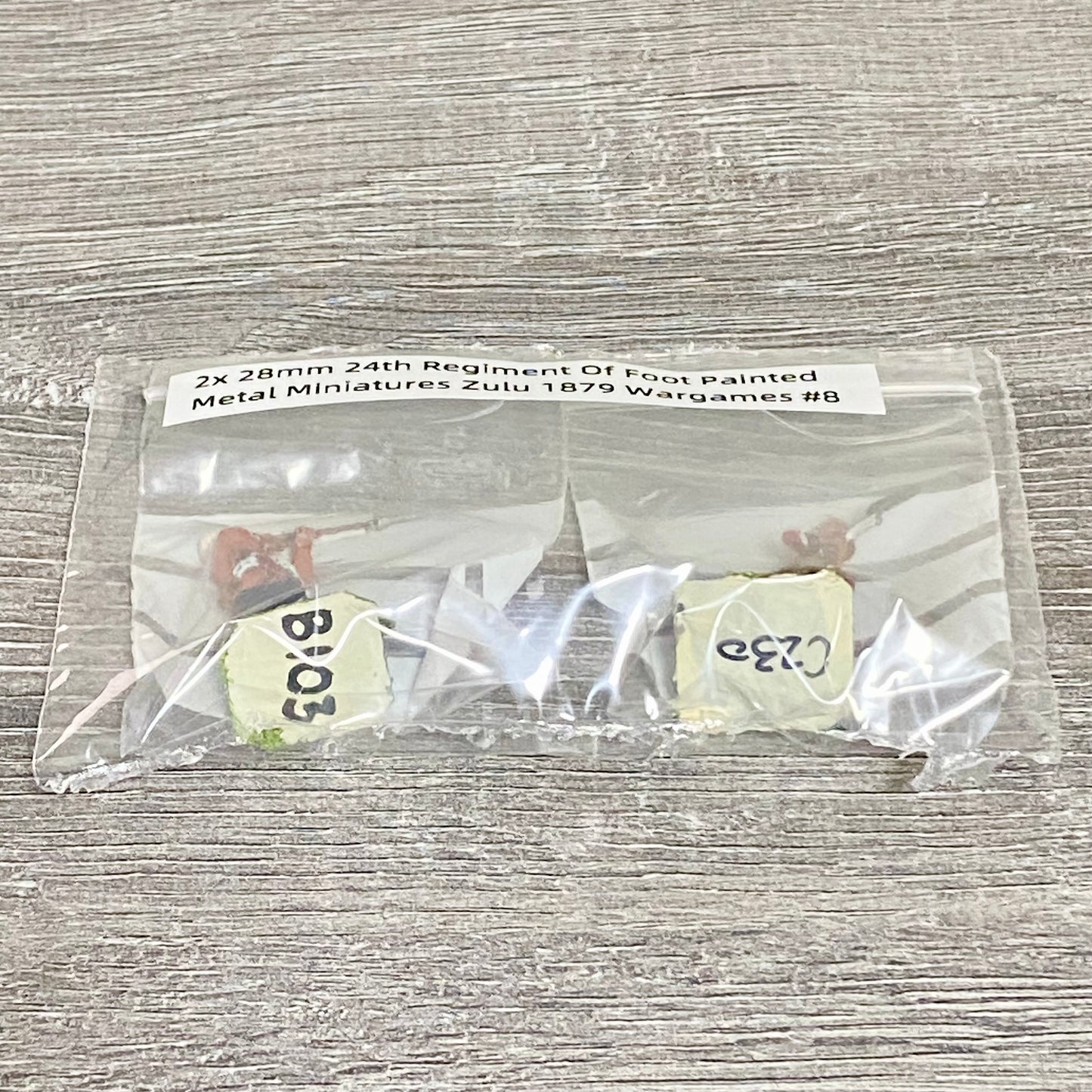2x 28mm 24th Regiment Of Foot Painted Metal Miniatures Zulu 1879 Wargames #8
