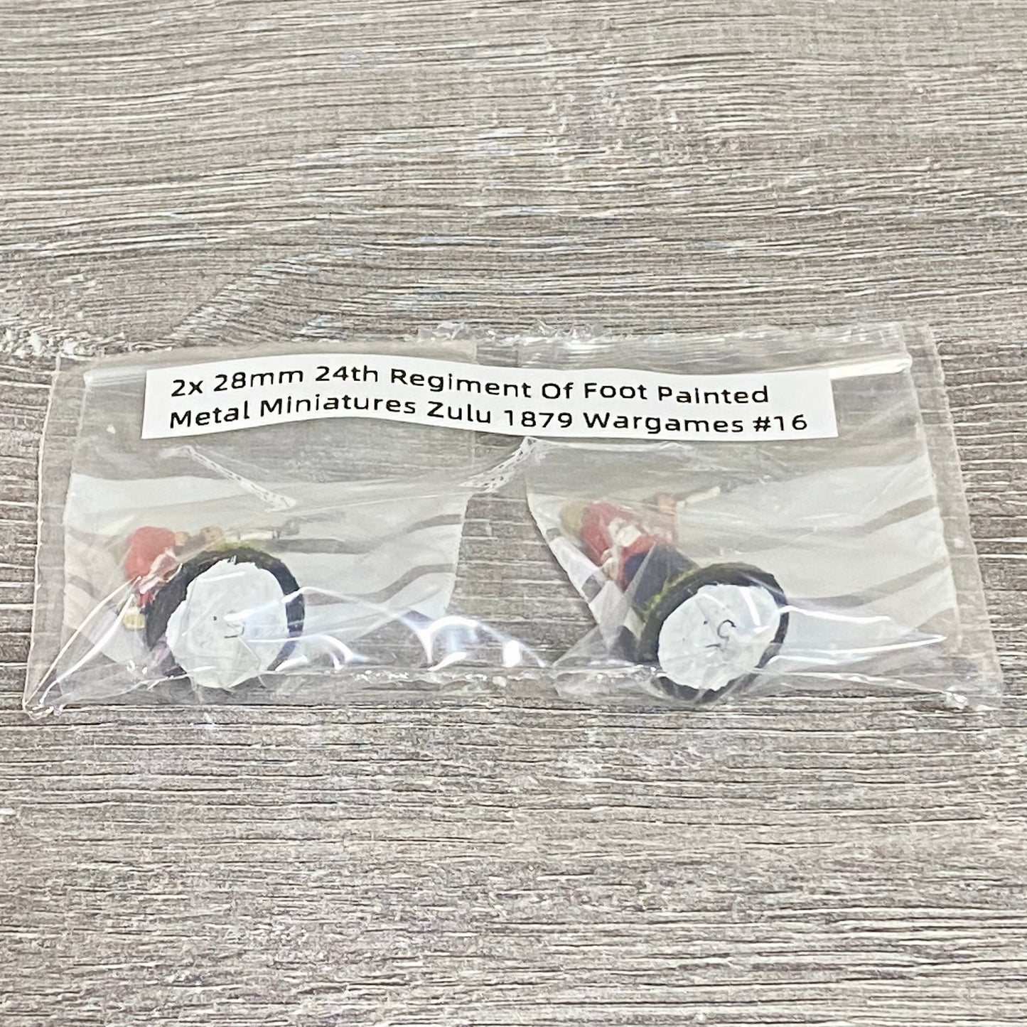 2x 28mm 24th Regiment Of Foot Painted Metal Miniatures Zulu 1879 Wargames #16