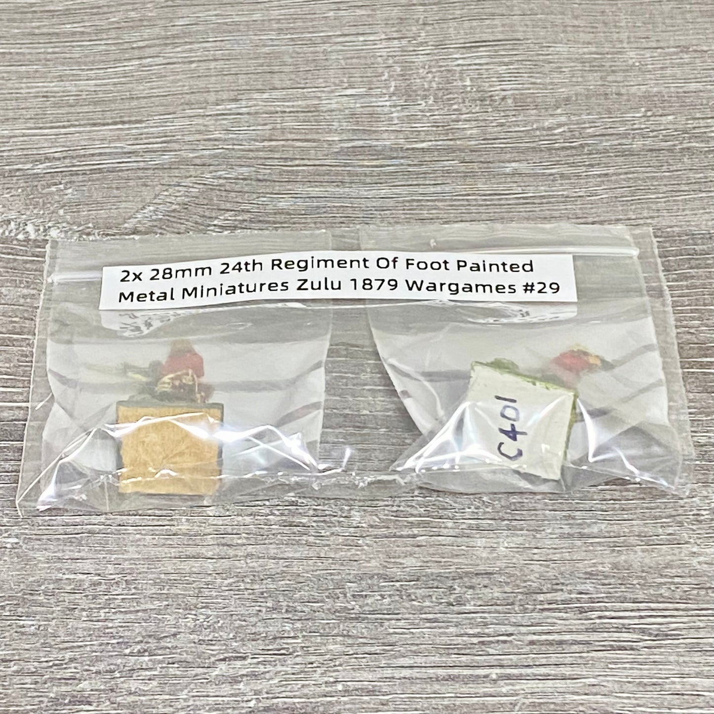 2x 28mm 24th Regiment Of Foot Painted Metal Miniatures Zulu 1879 Wargames #29