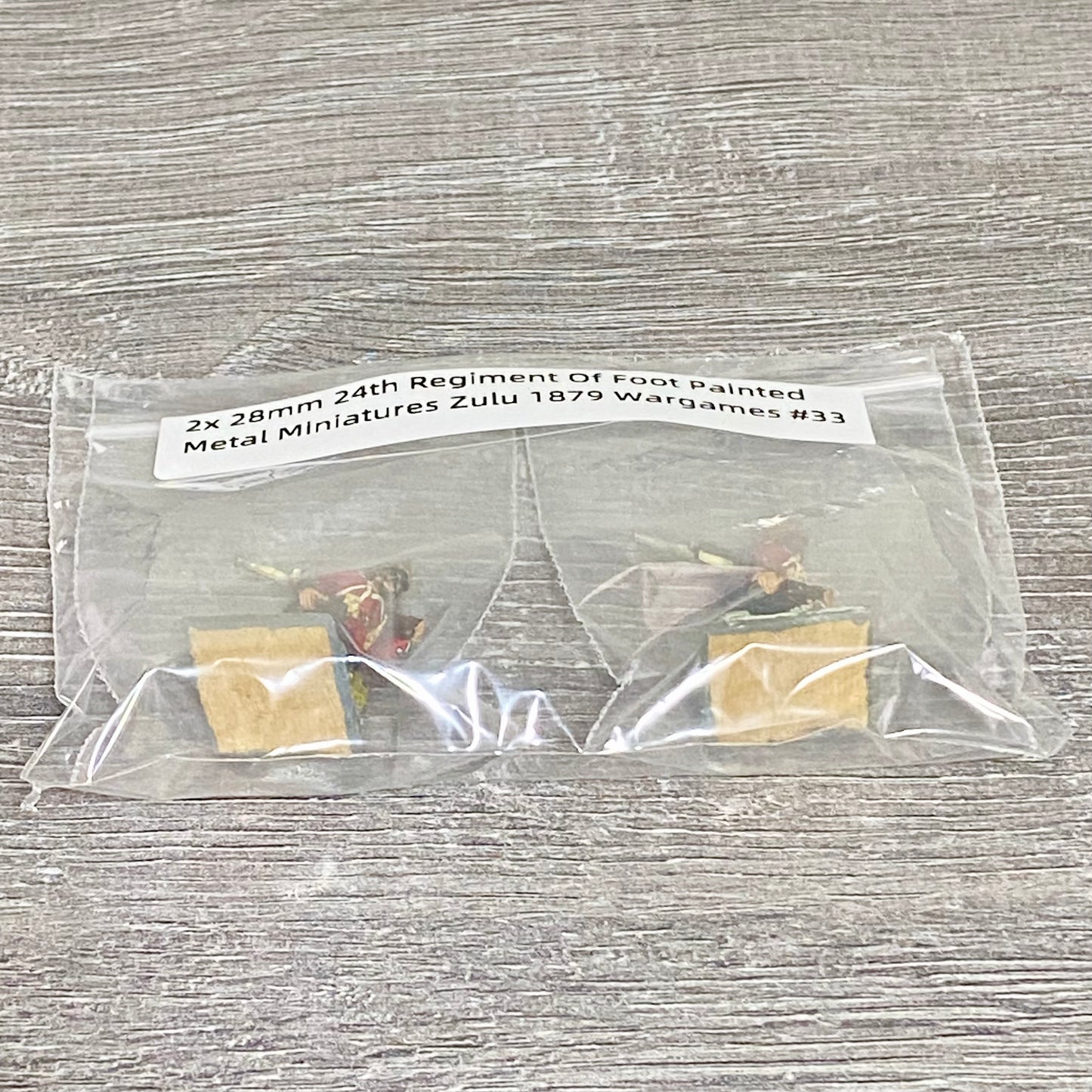 2x 28mm 24th Regiment Of Foot Painted Metal Miniatures Zulu 1879 Wargames #33