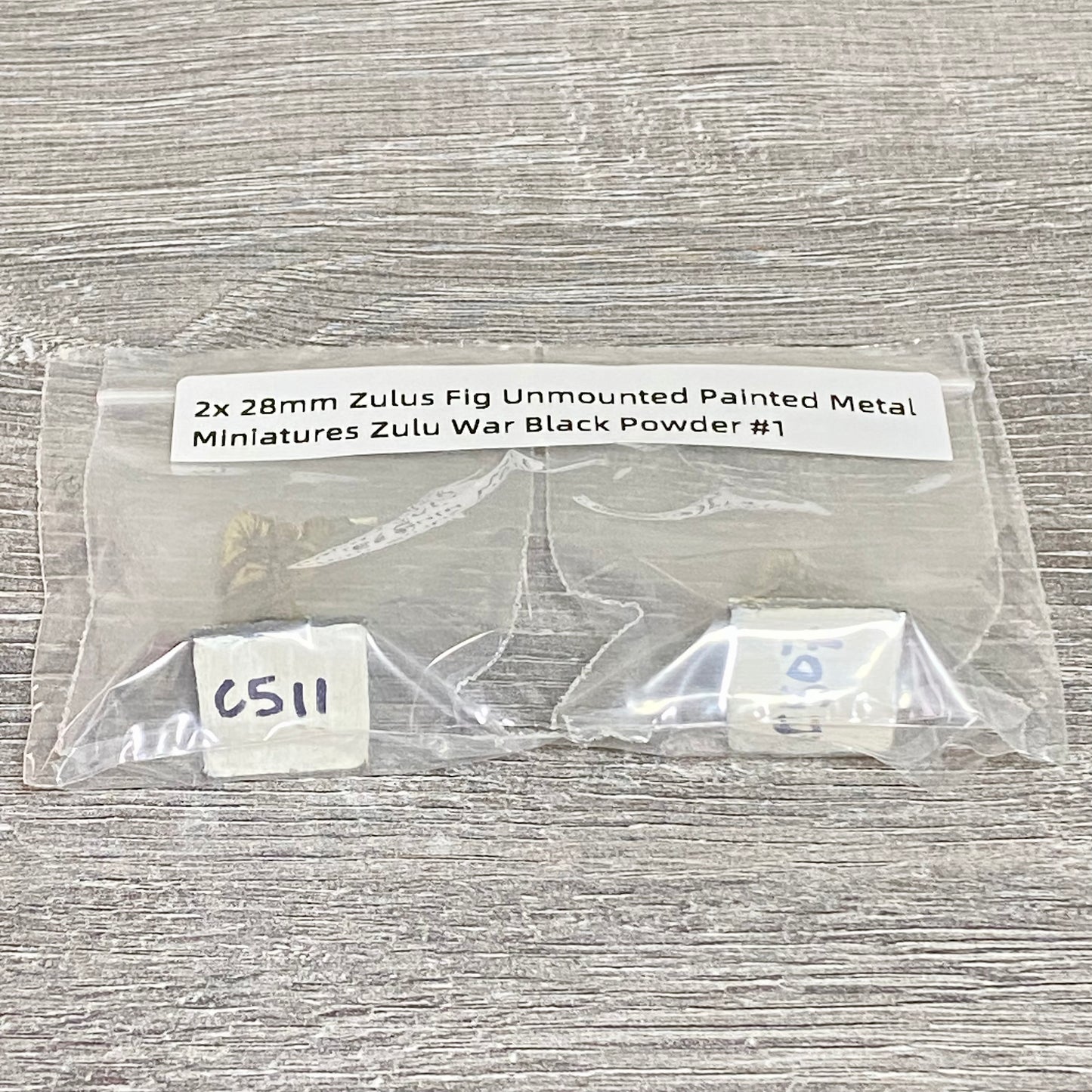 2x 28mm Zulus Fig Unmounted Painted Metal Miniatures Zulu War Black Powder #1