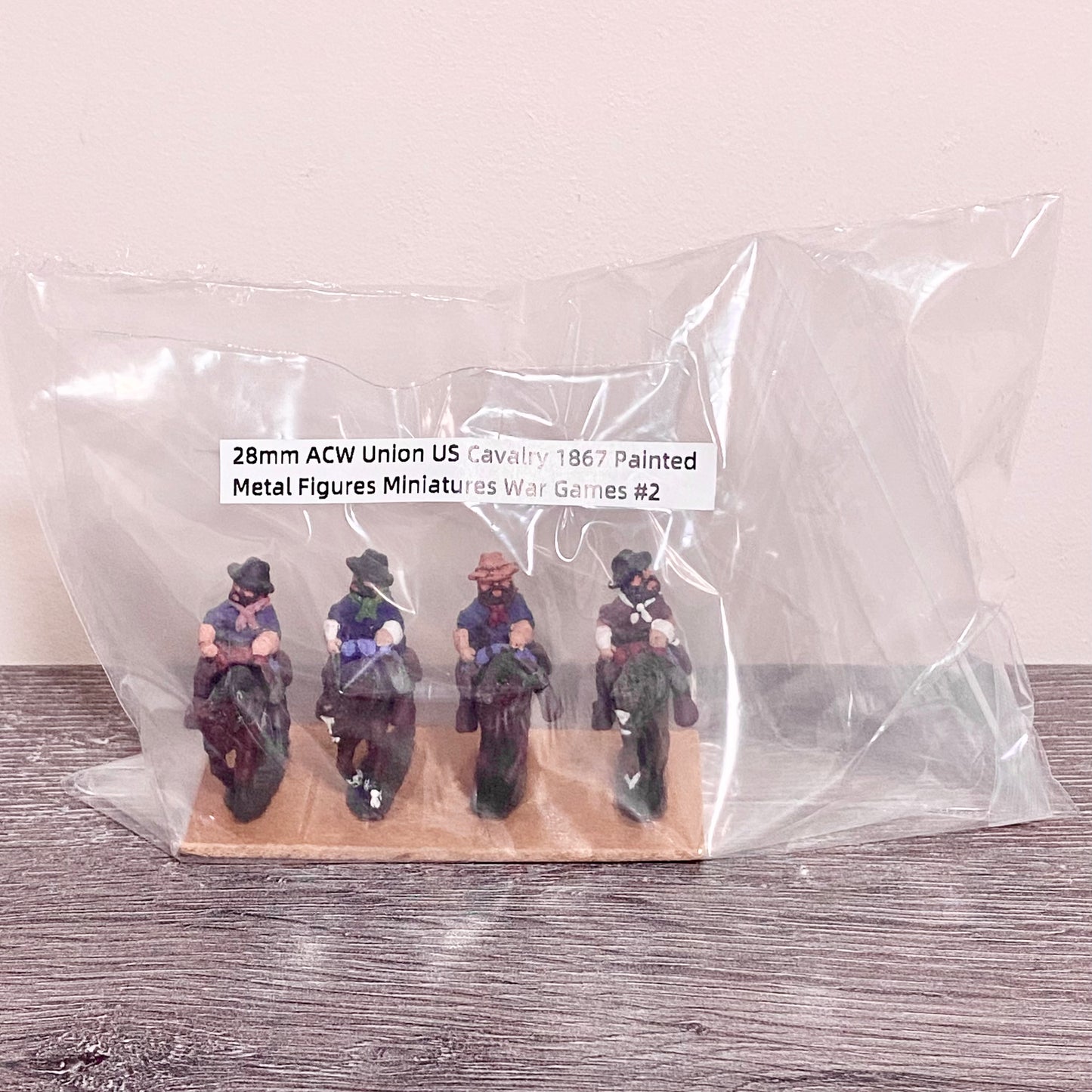 28mm ACW Union US Cavalry 1867 Painted Metal Figures Miniatures War Games #2