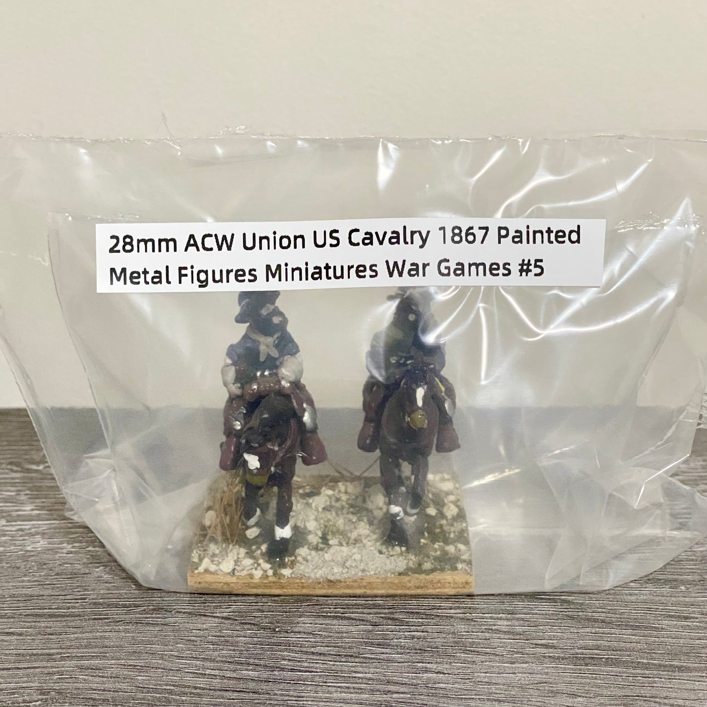 28mm ACW Union US Cavalry 1867 Painted Metal Figures Miniatures War Games #5
