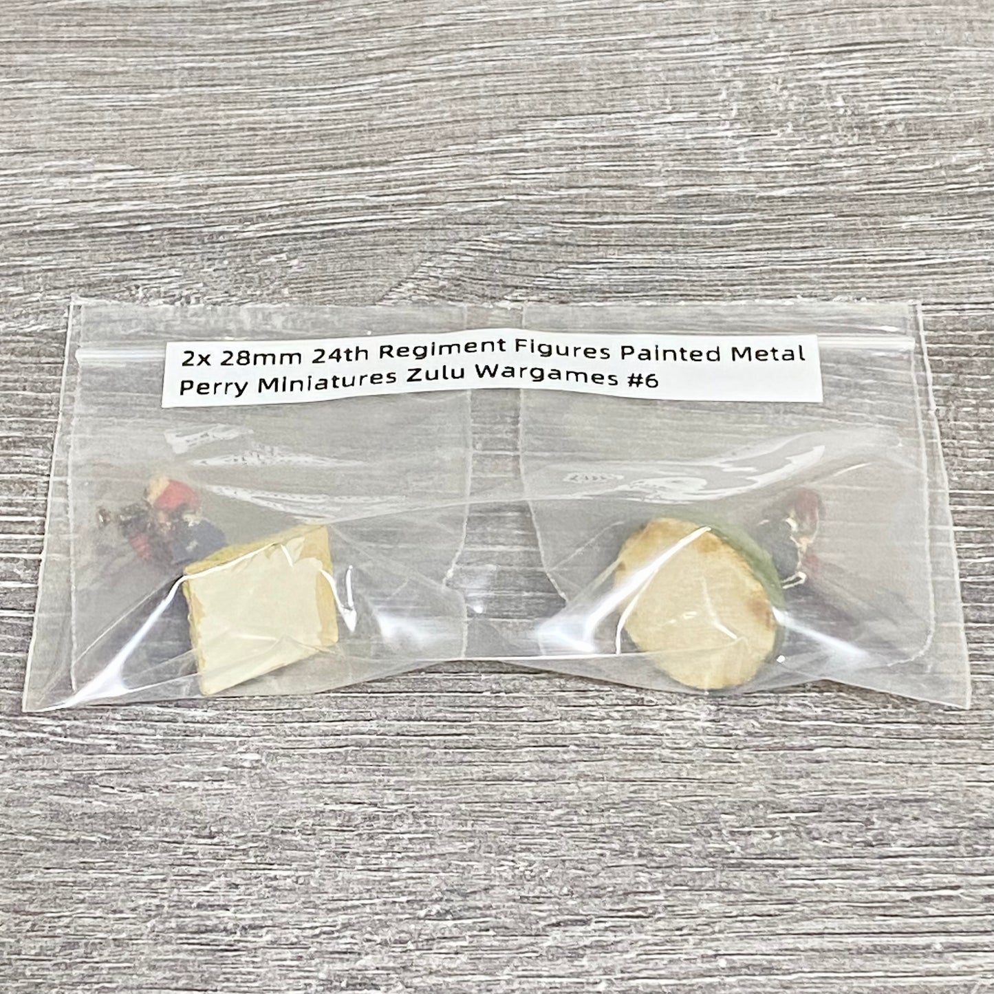 2x 28mm 24th Regiment Figures Painted Metal Perry Miniatures Zulu Wargames #6