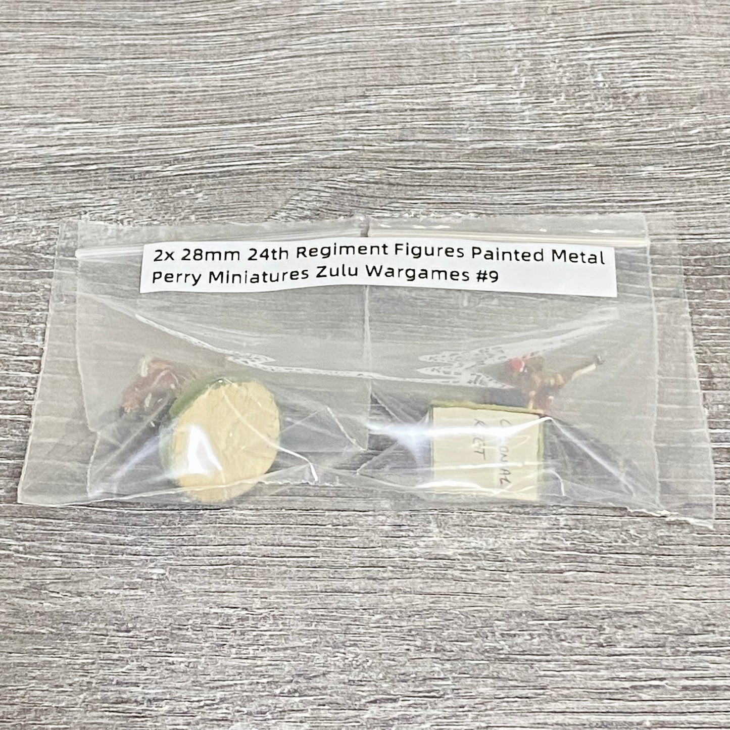 2x 28mm 24th Regiment Figures Painted Metal Perry Miniatures Zulu Wargames #9