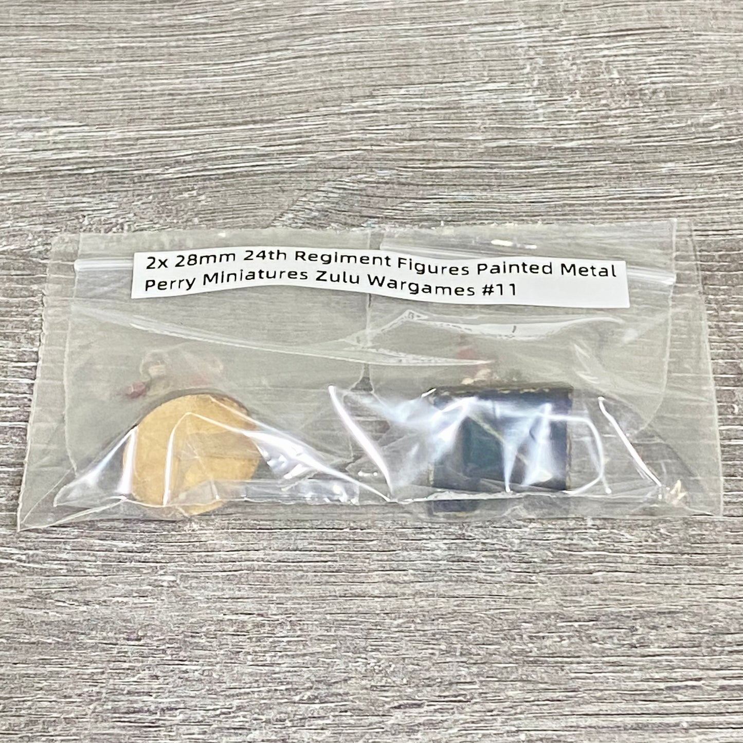 2x 28mm 24th Regiment Figures Painted Metal Perry Miniatures Zulu Wargames #11