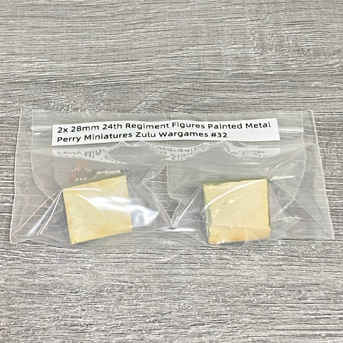 2x 28mm 24th Regiment Figures Painted Metal Perry Miniatures Zulu Wargames #32