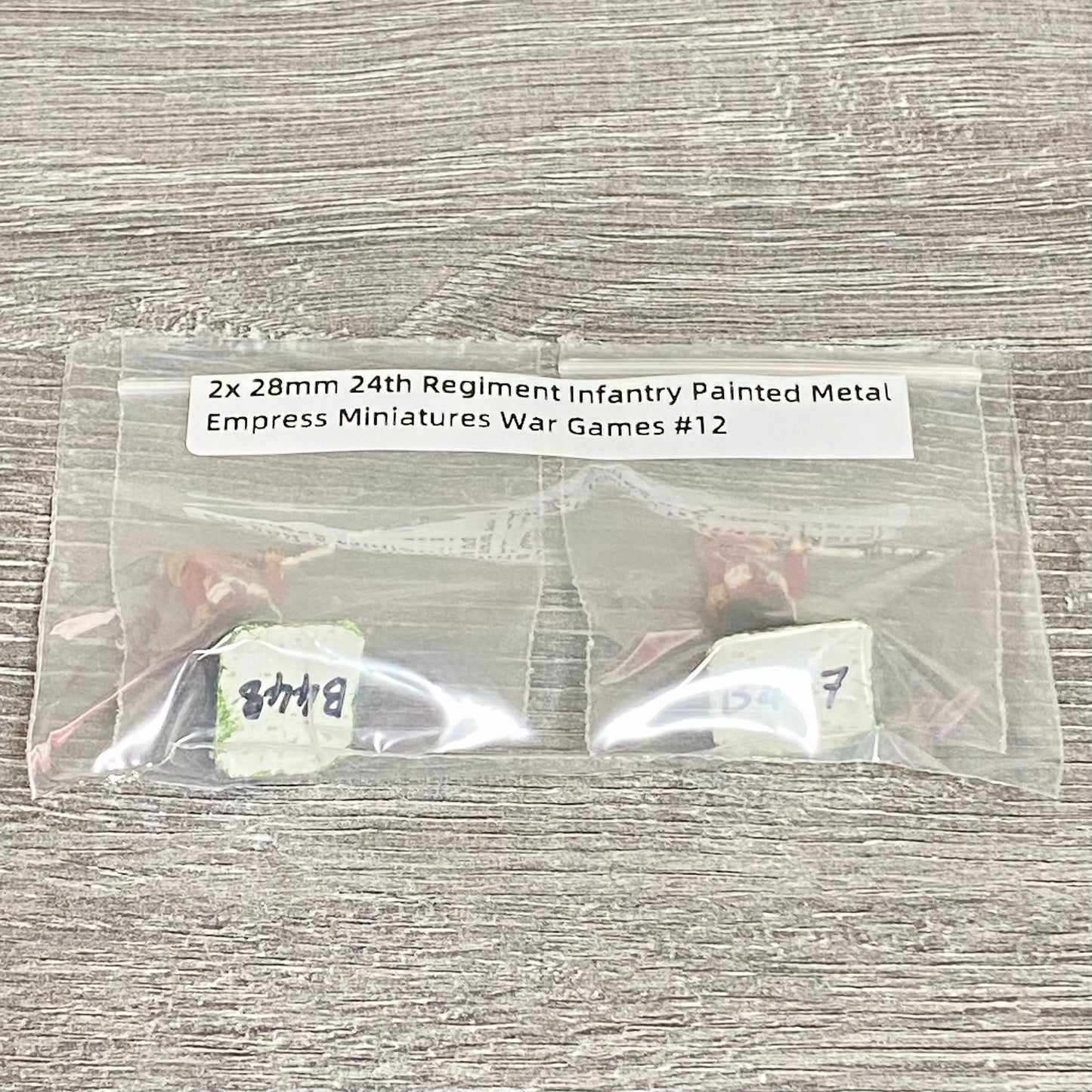 2x 28mm 24th Regiment Infantry Painted Metal Empress Miniatures War Games #12