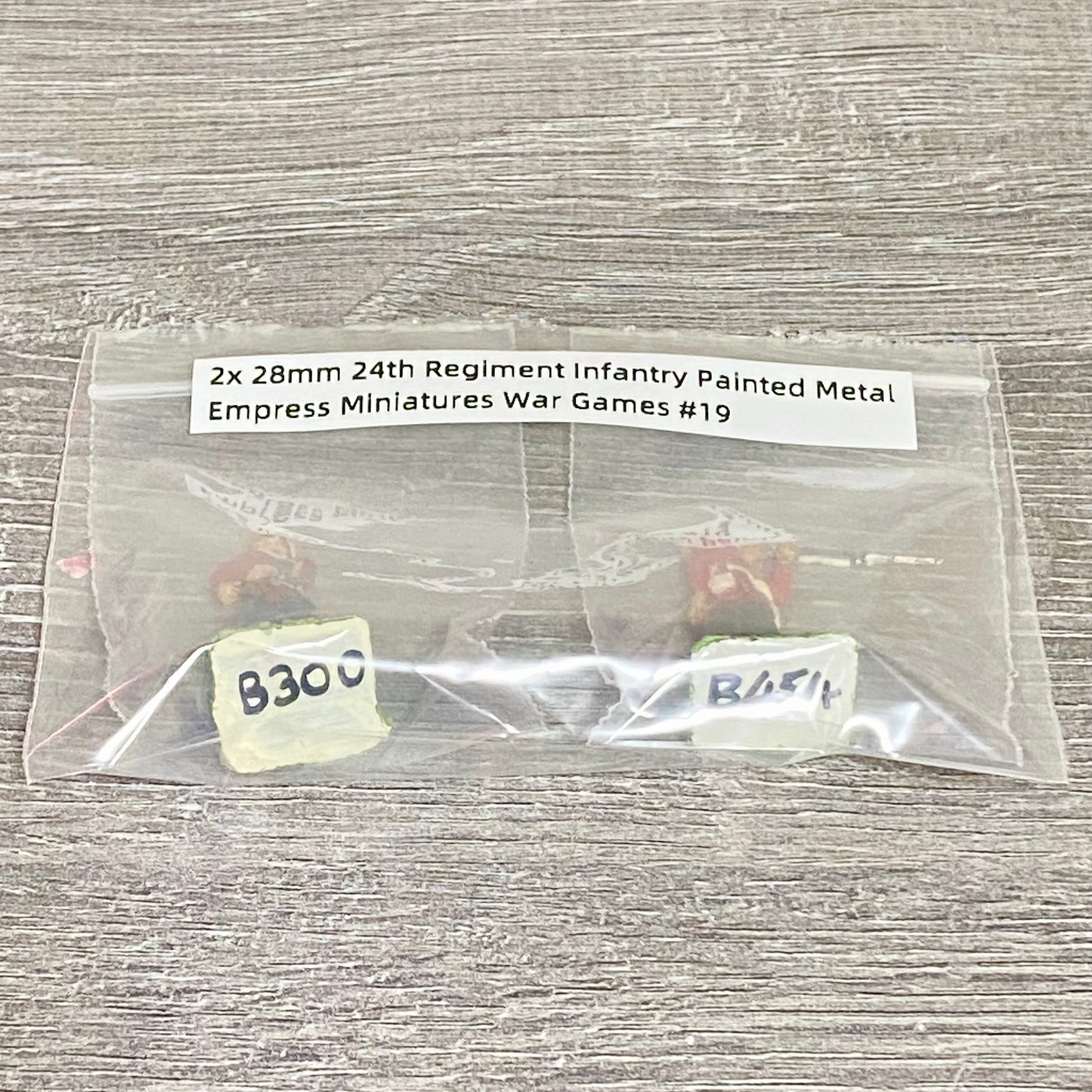 2x 28mm 24th Regiment Infantry Painted Metal Empress Miniatures War Games #19