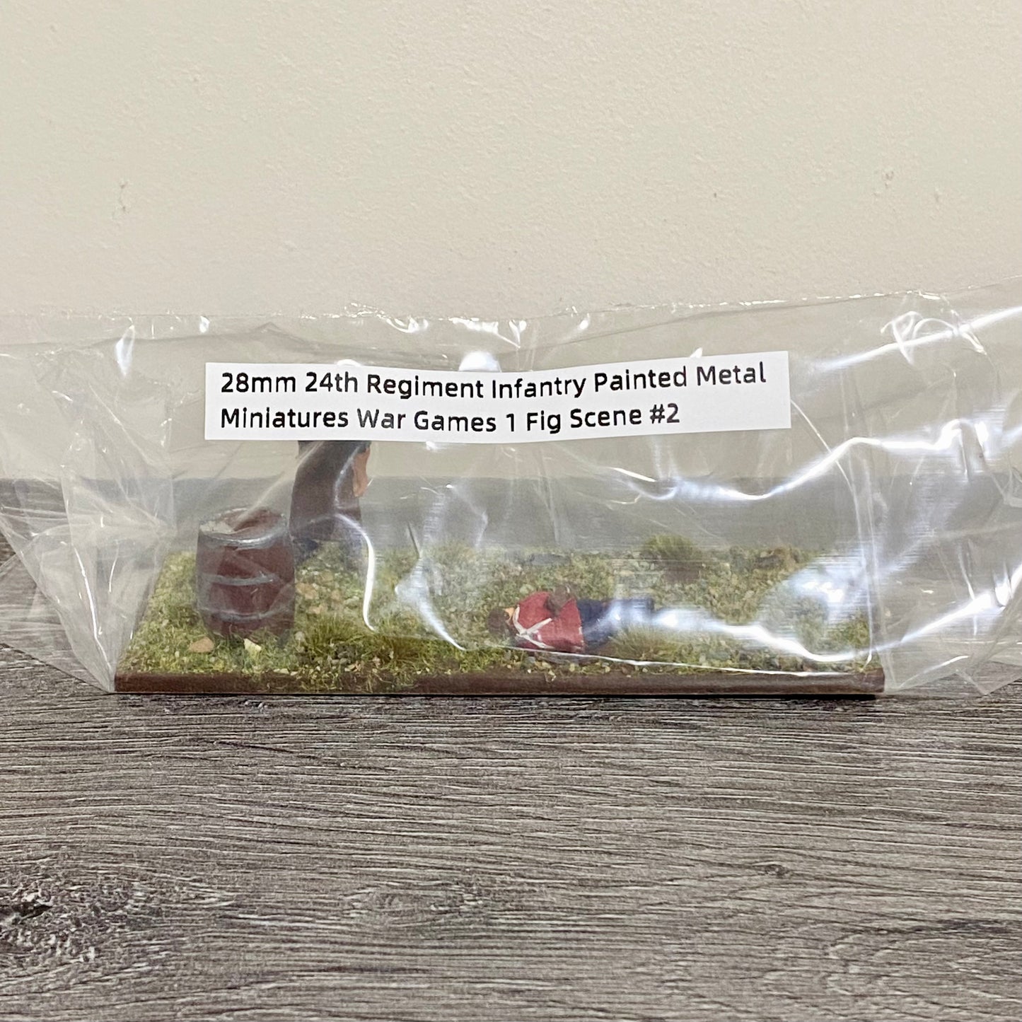 28mm 24th Regiment Infantry Painted Metal Miniatures War Games 1 Fig Scene #2