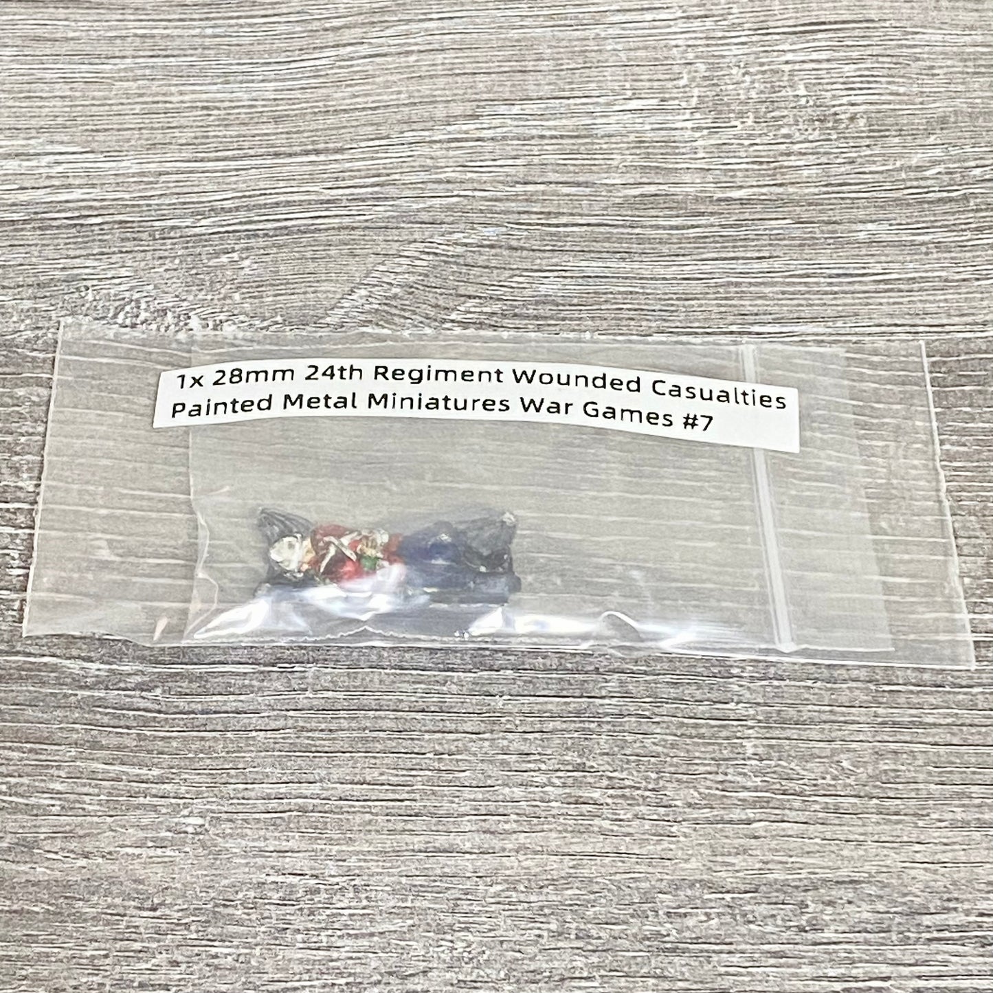 1x 28mm 24th Regiment Wounded Casualties Painted Metal Miniatures War Games #7