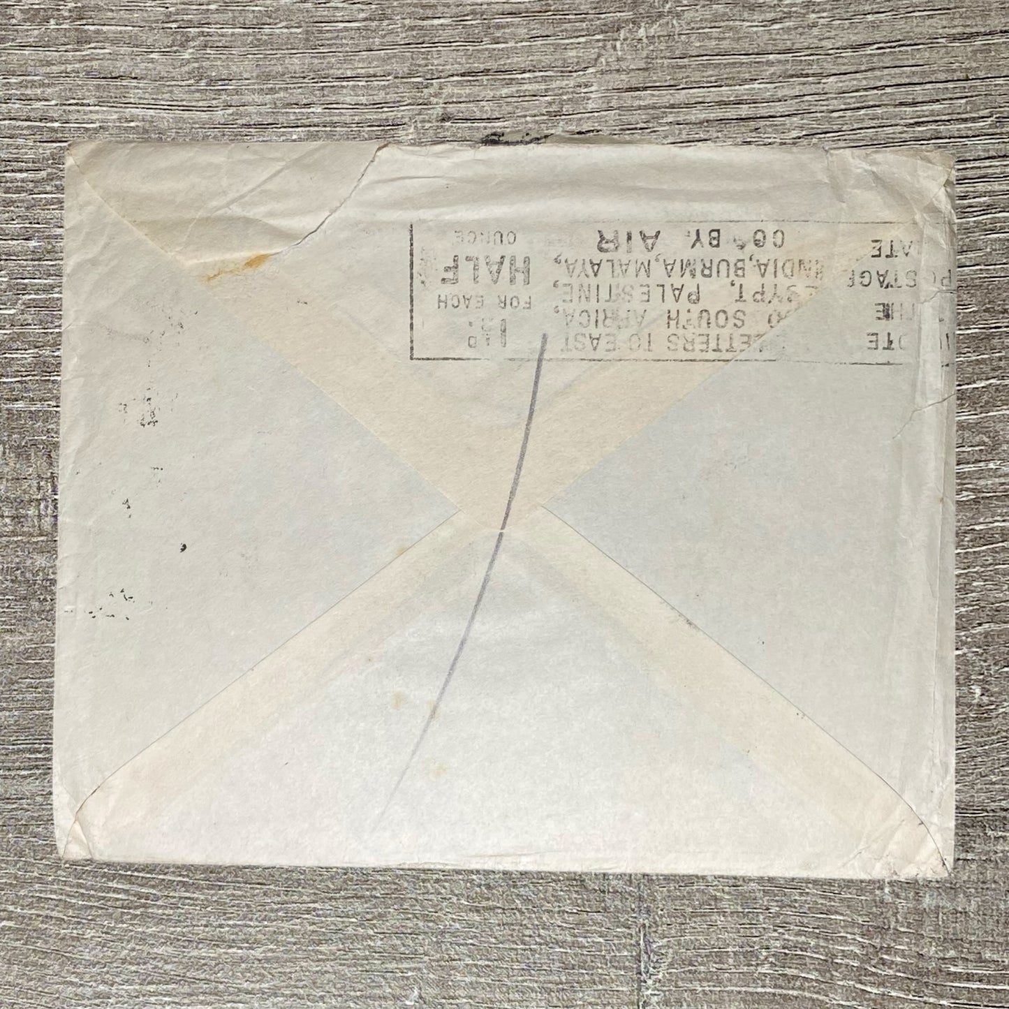 May 1938 Air Mail Cover Palestine Plymouth Jerusalem Cancel Postage Due Special