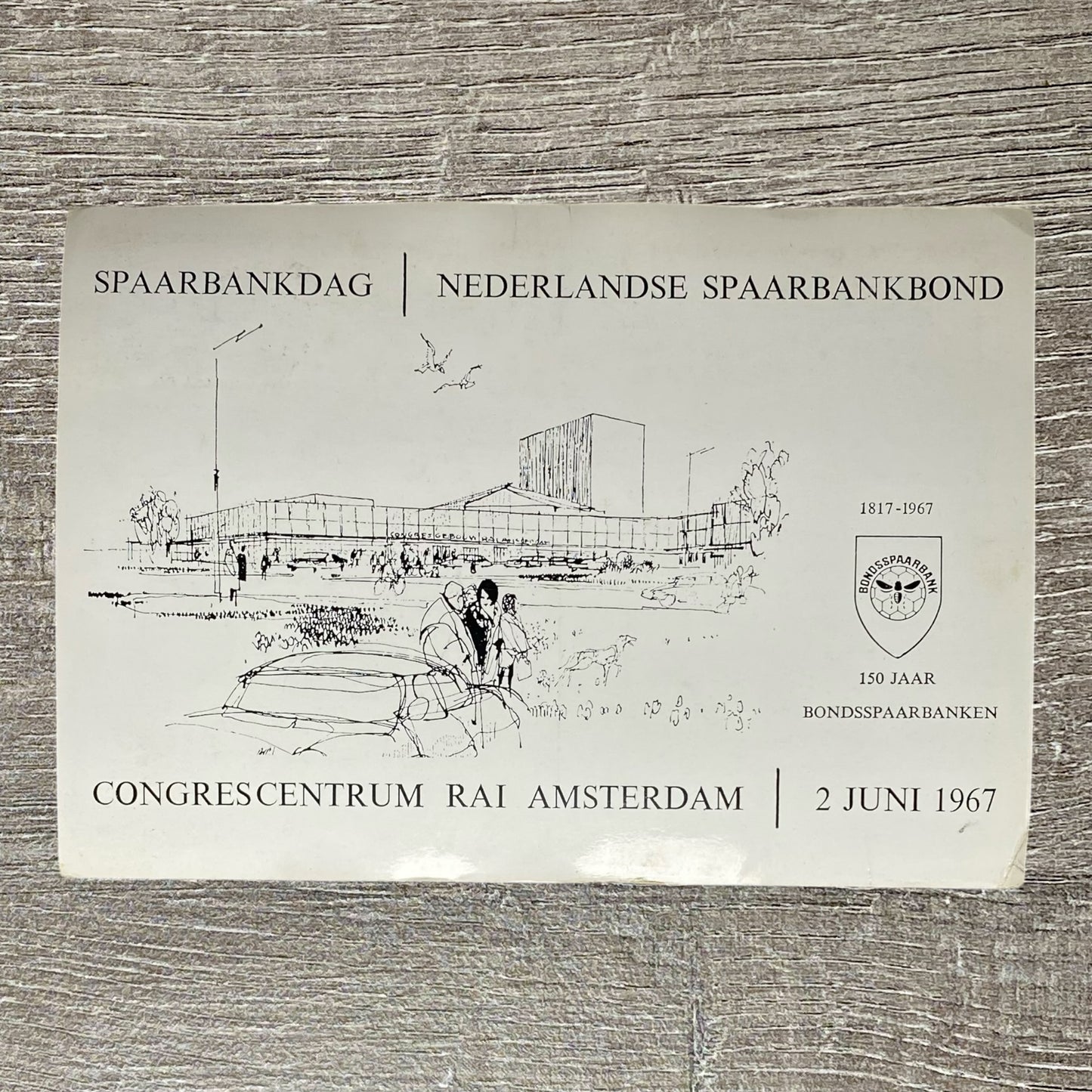 1967 Postcard Netherlands To New Zealand 150th Anniversary Amsterdam Postmarked
