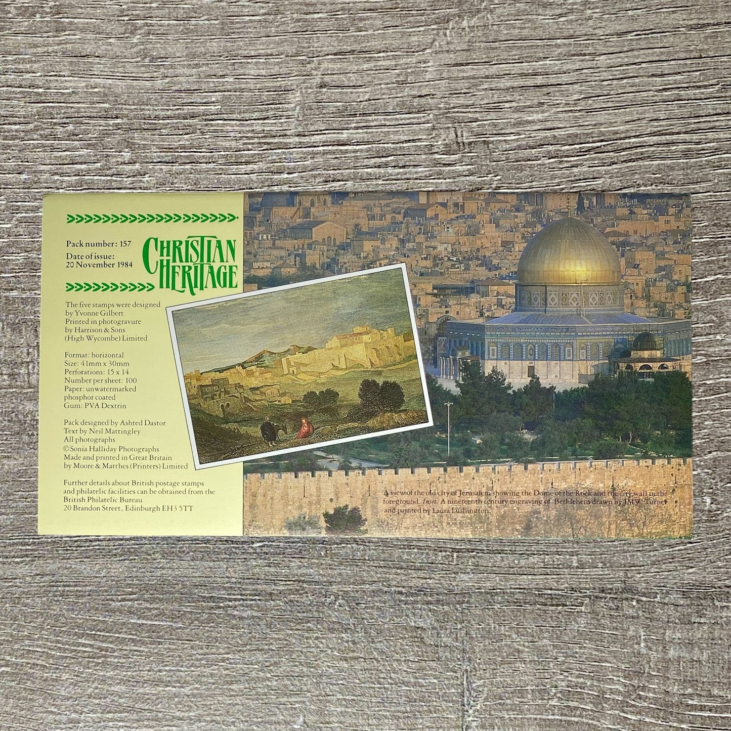 GB QEII 1984 Royal Mail Christmas The Nativity Presentation Pack No. 157 MNH