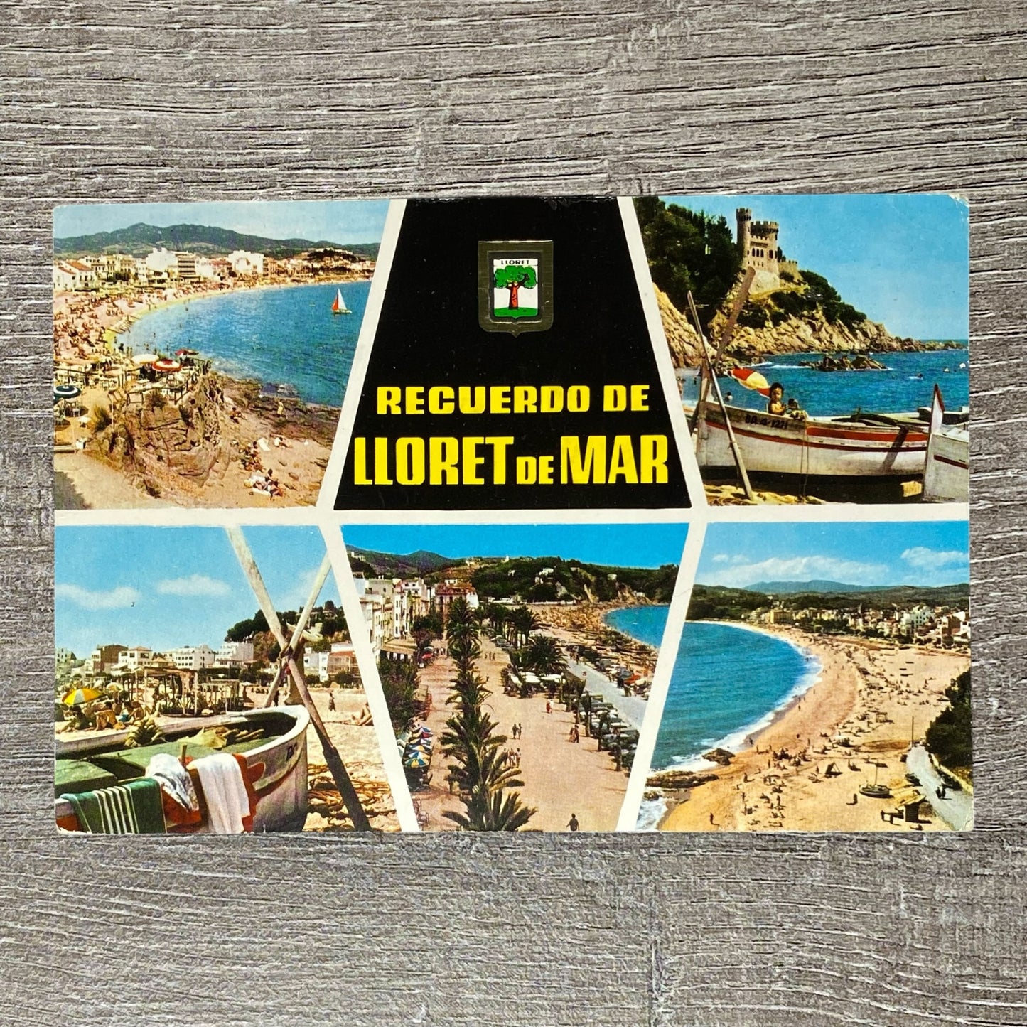1986 Costa Brava Scenes Postcard Handwritten Message Spain To England 3 Peseta