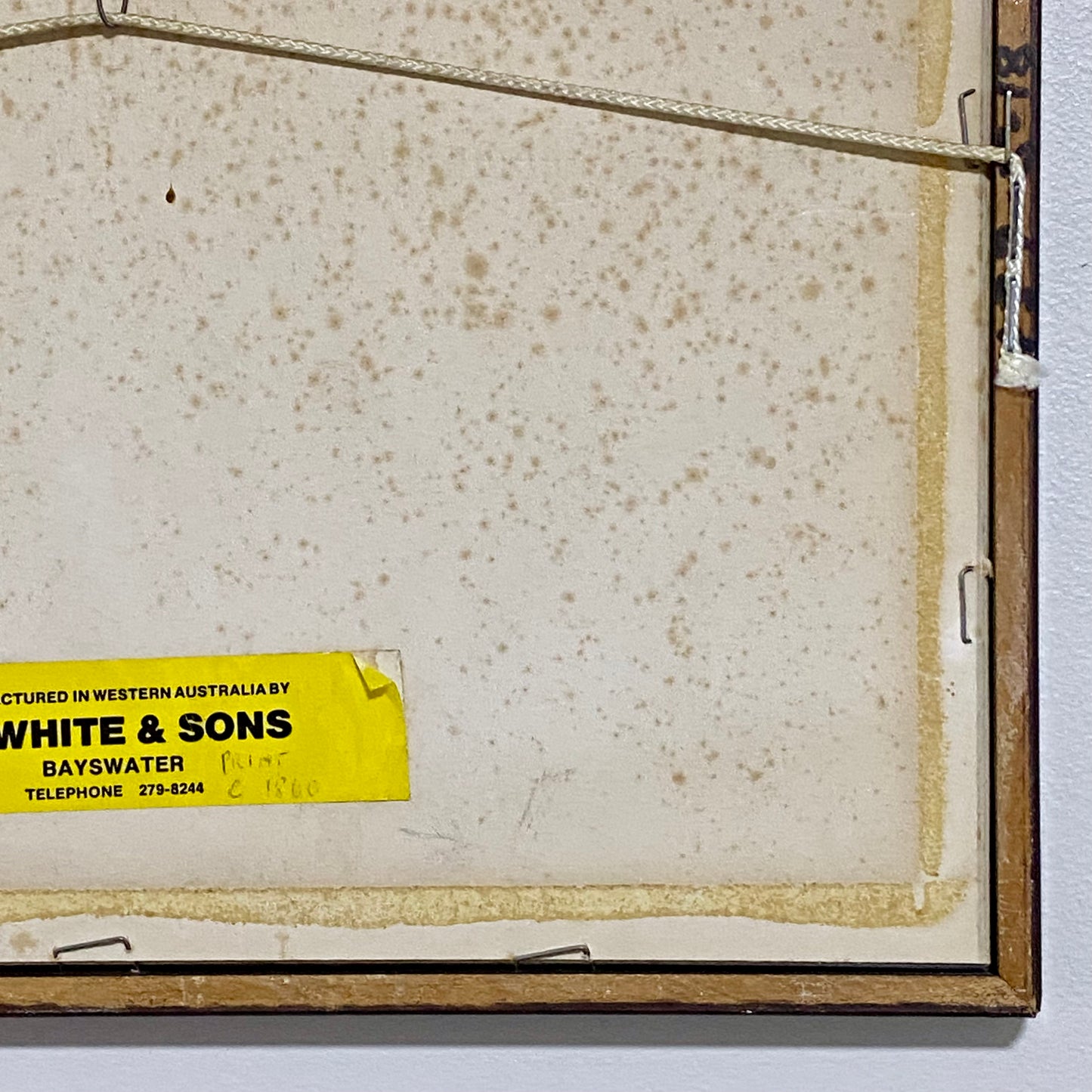 Australian Shepherd's Hut John Skinner Prout Engraving Print c1860 Framed Glazed