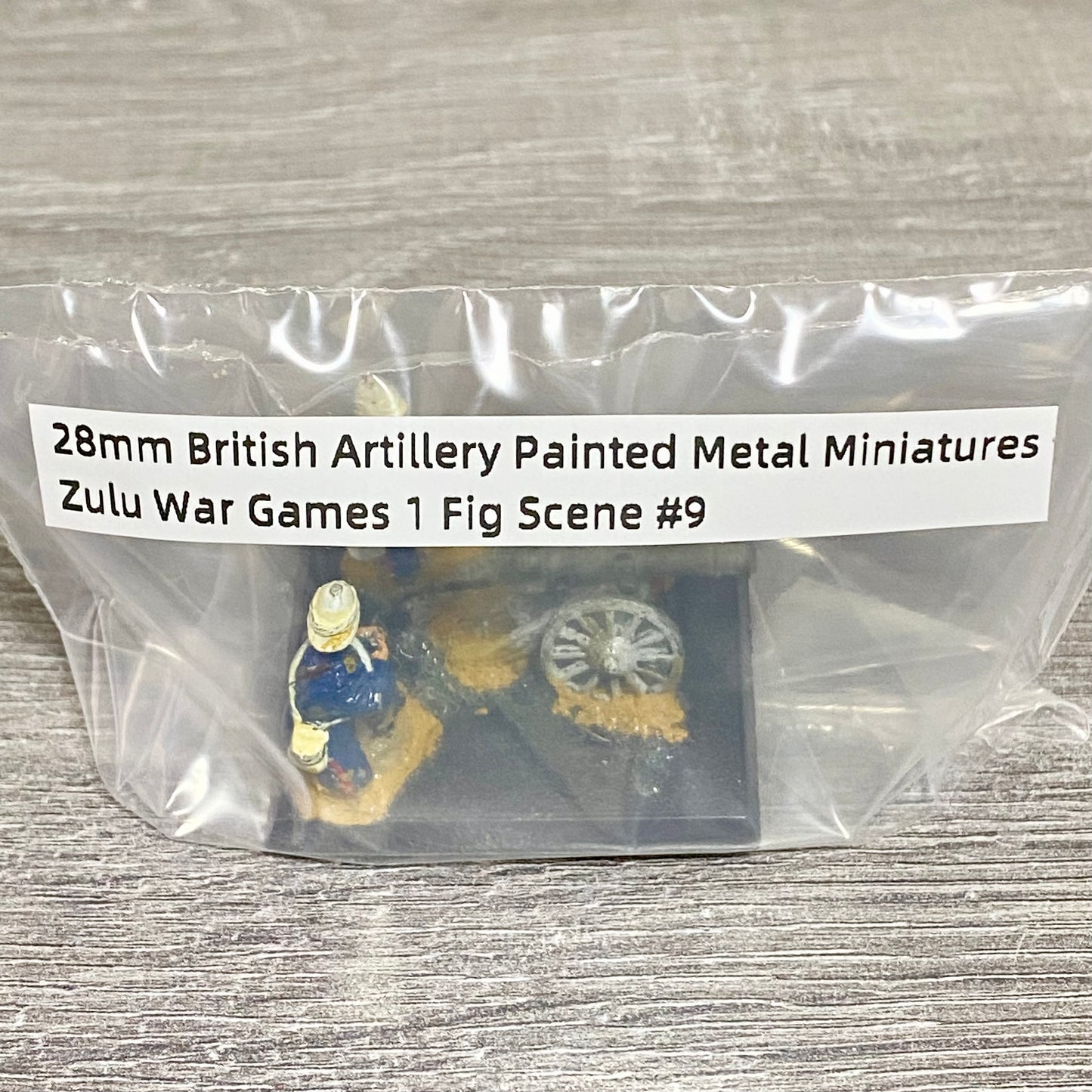 28mm British Artillery Painted Metal Miniatures Zulu War Games 1 Fig Scene #9