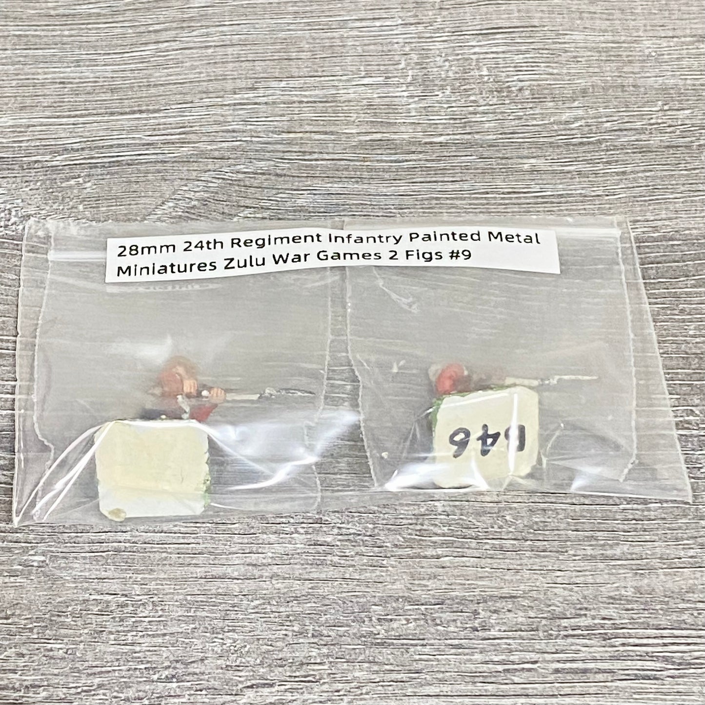 28mm 24th Regiment Infantry Painted Metal Miniatures Zulu War Games 2 Figs #9