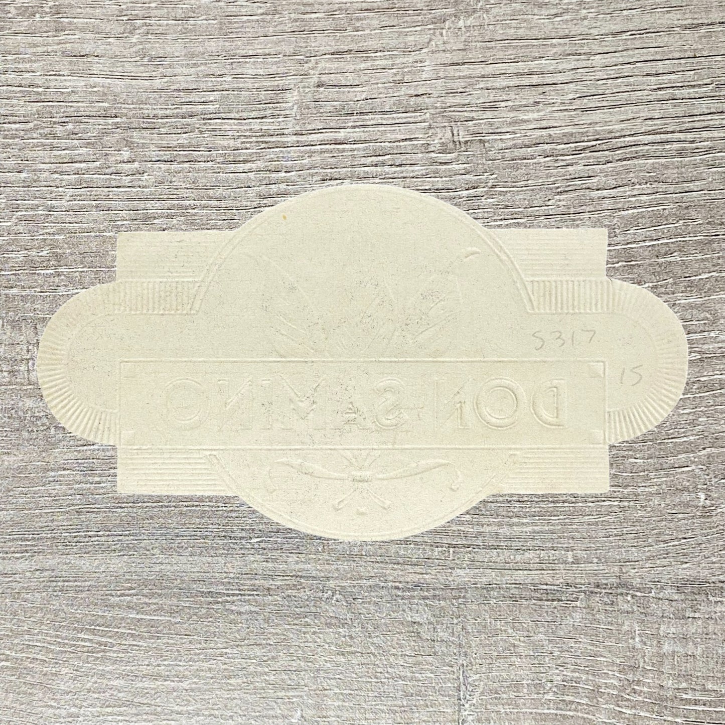 Early 20th Century Don Samino Cigars Tobacco Advertising Cigar Band Paper Label