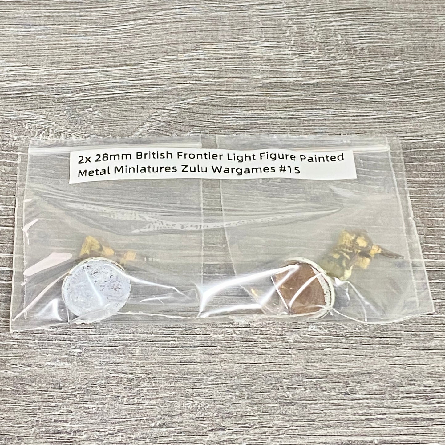 2x 28mm British Frontier Light Figure Painted Metal Miniatures Zulu Wargames #15