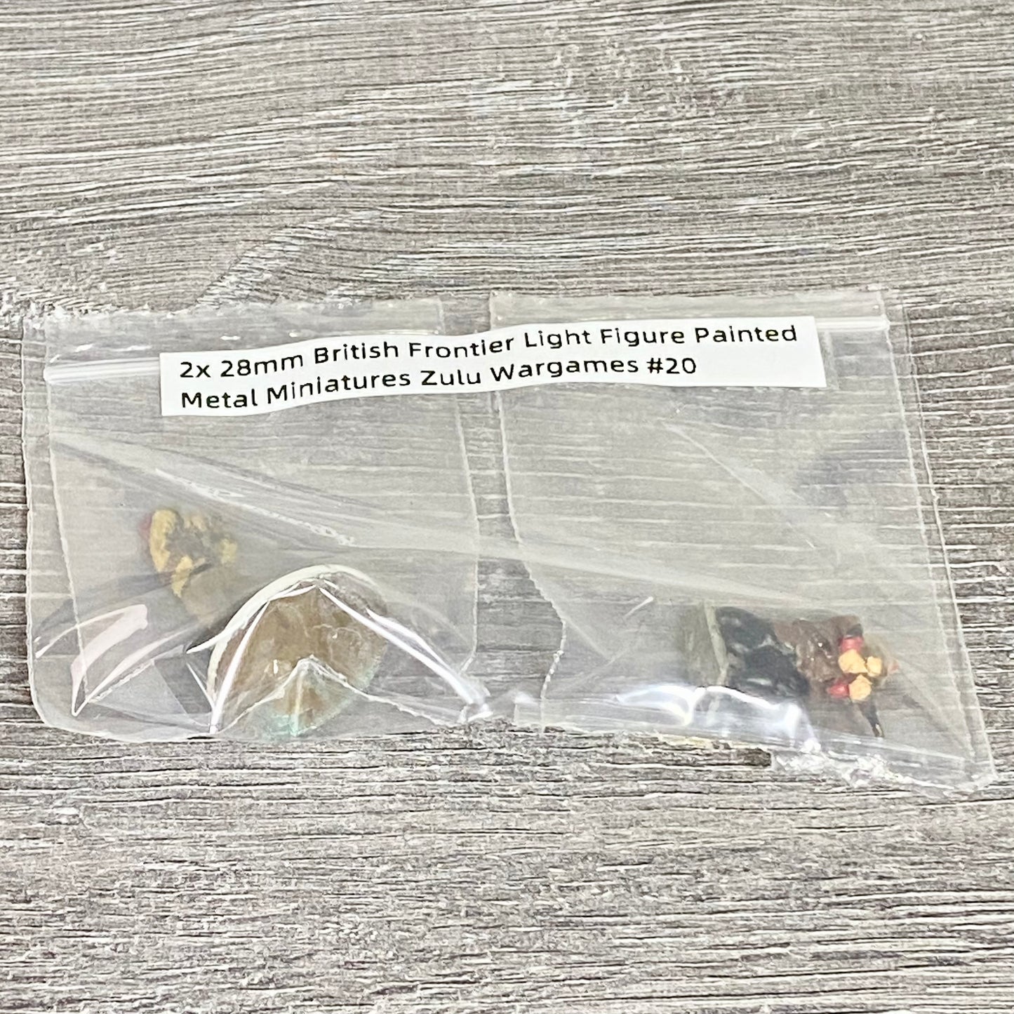 2x 28mm British Frontier Light Figure Painted Metal Miniatures Zulu Wargames #20